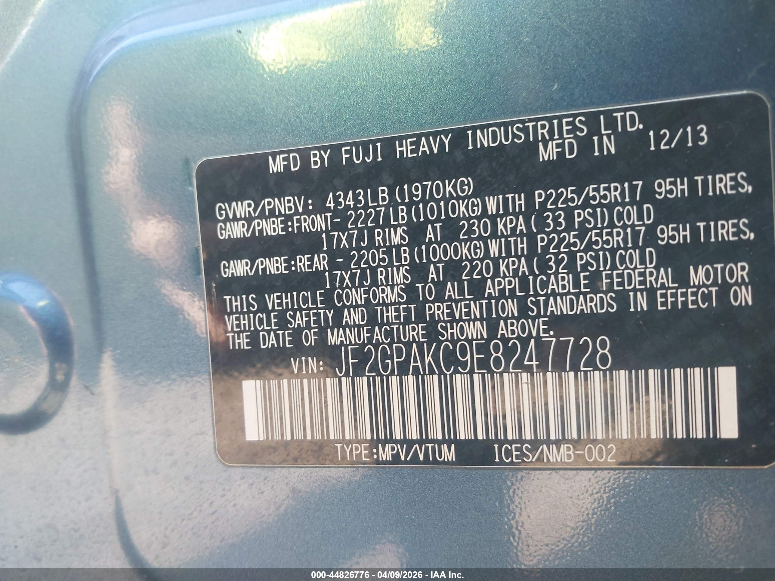 SUBARU XV image 9