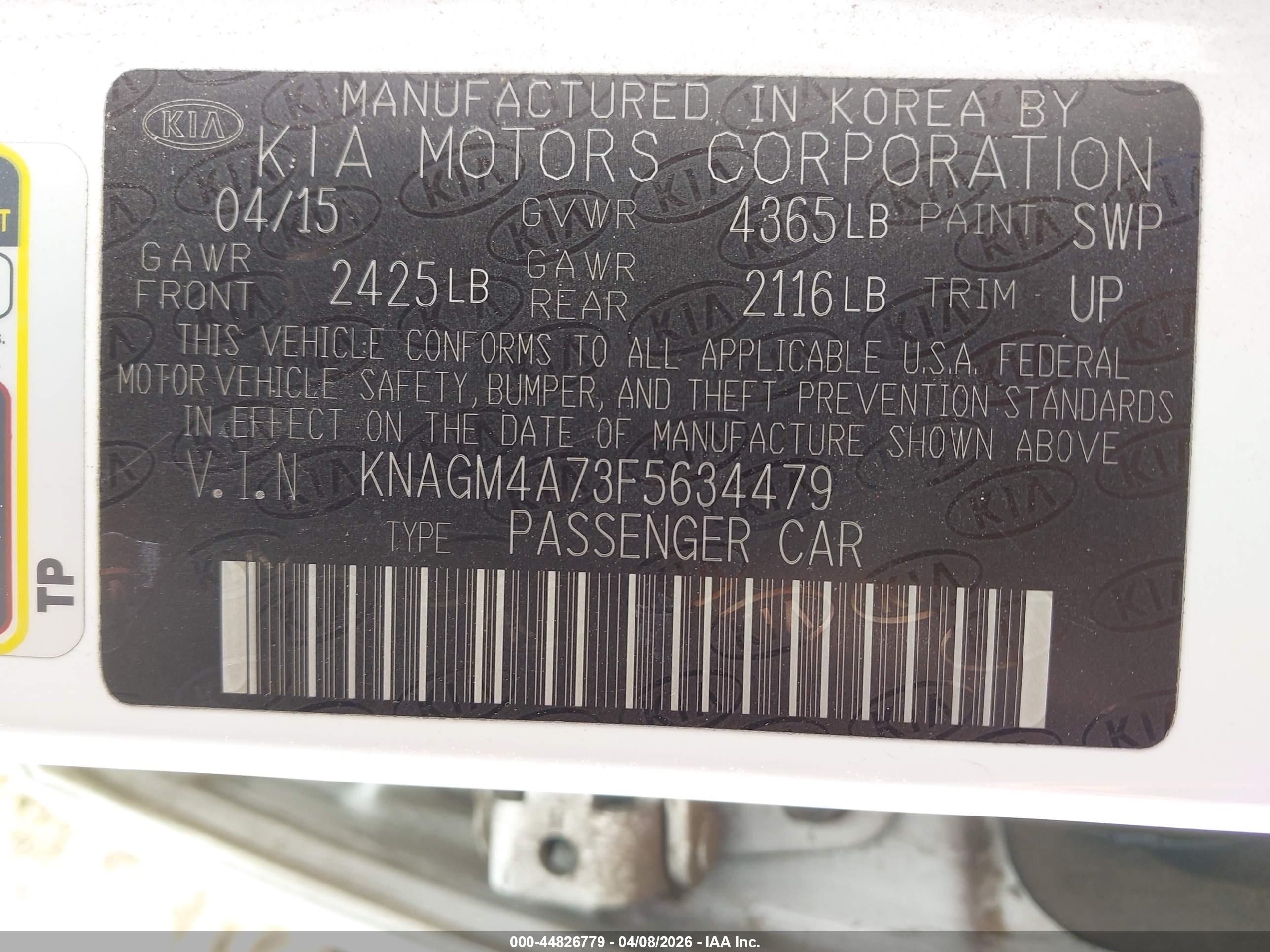 KIA OPTIMA image 9