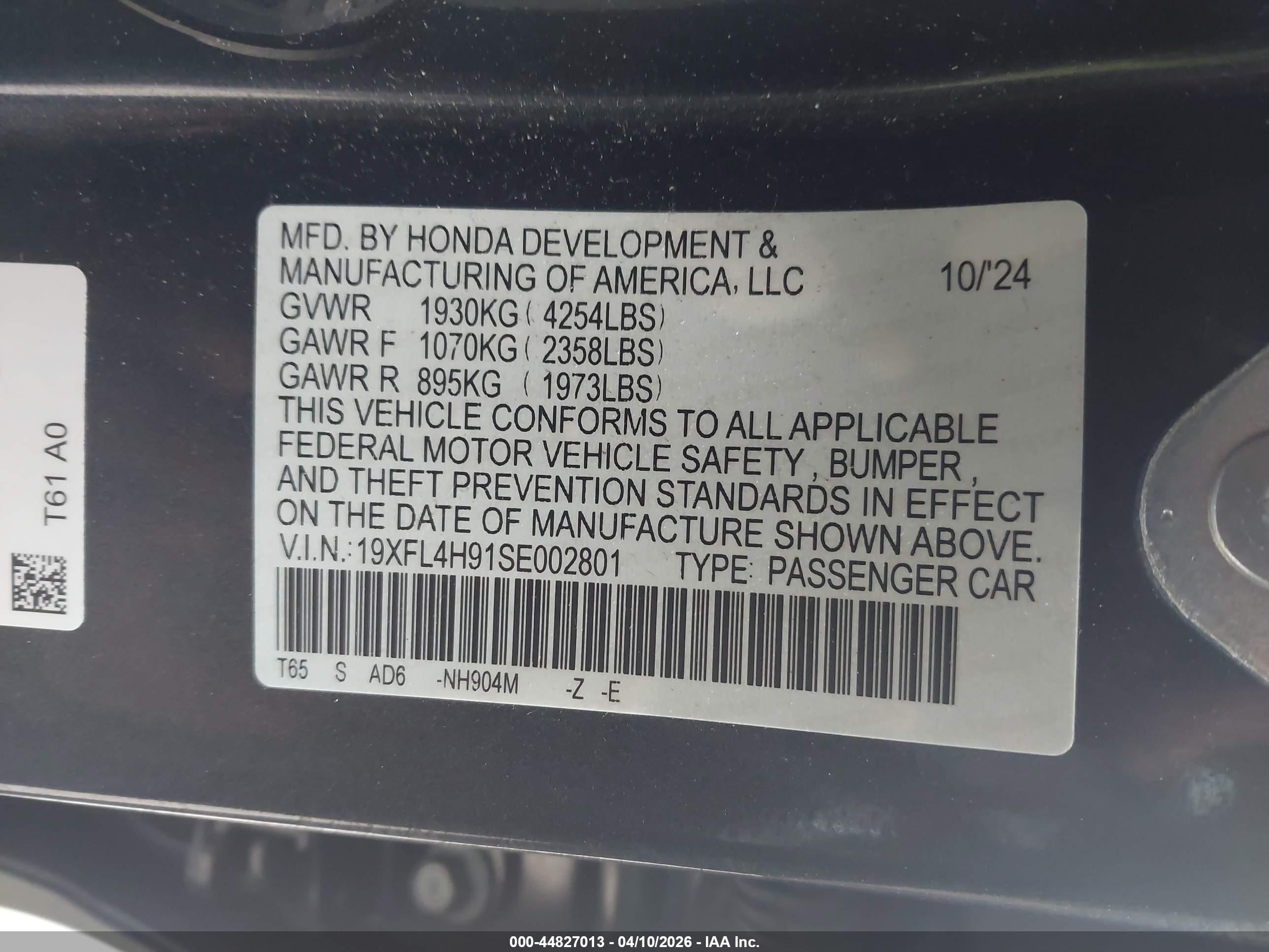 HONDA CIVIC image 9