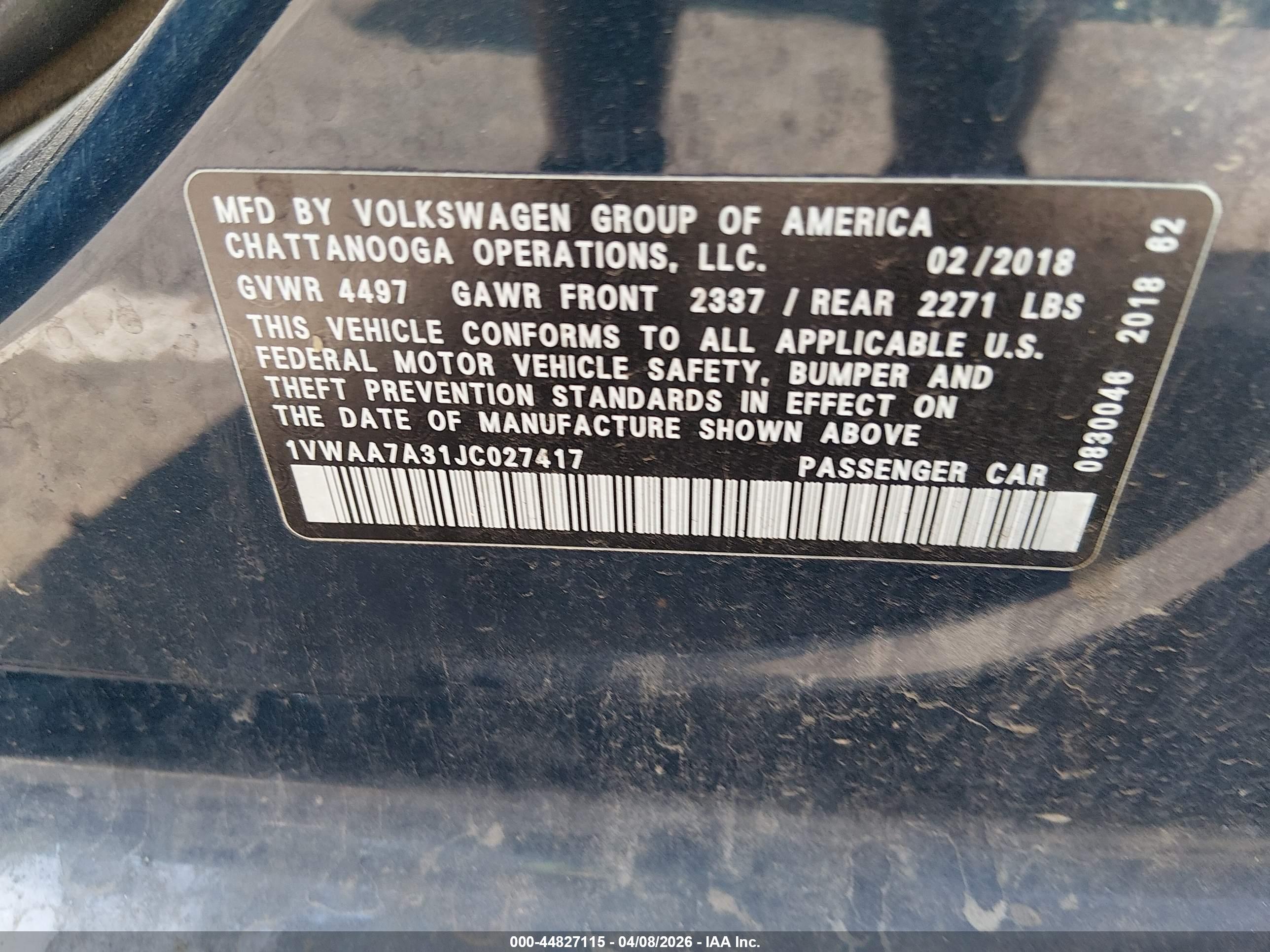 VOLKSWAGEN PASSAT image 9