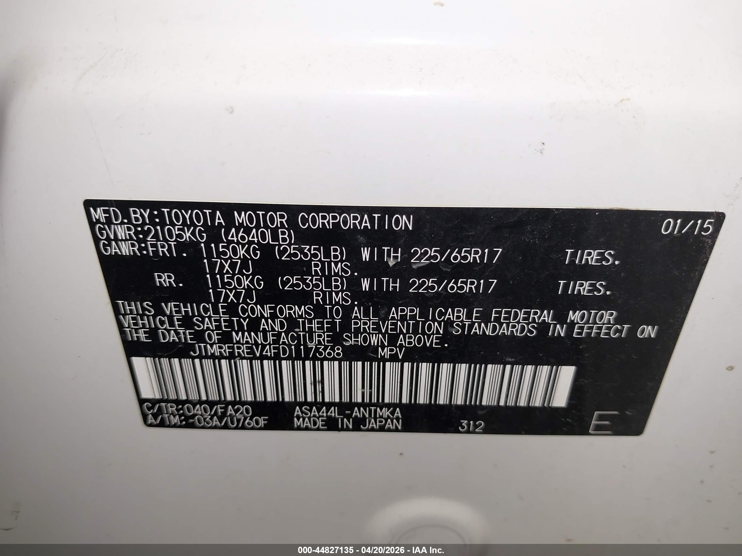 TOYOTA RAV4 image 9
