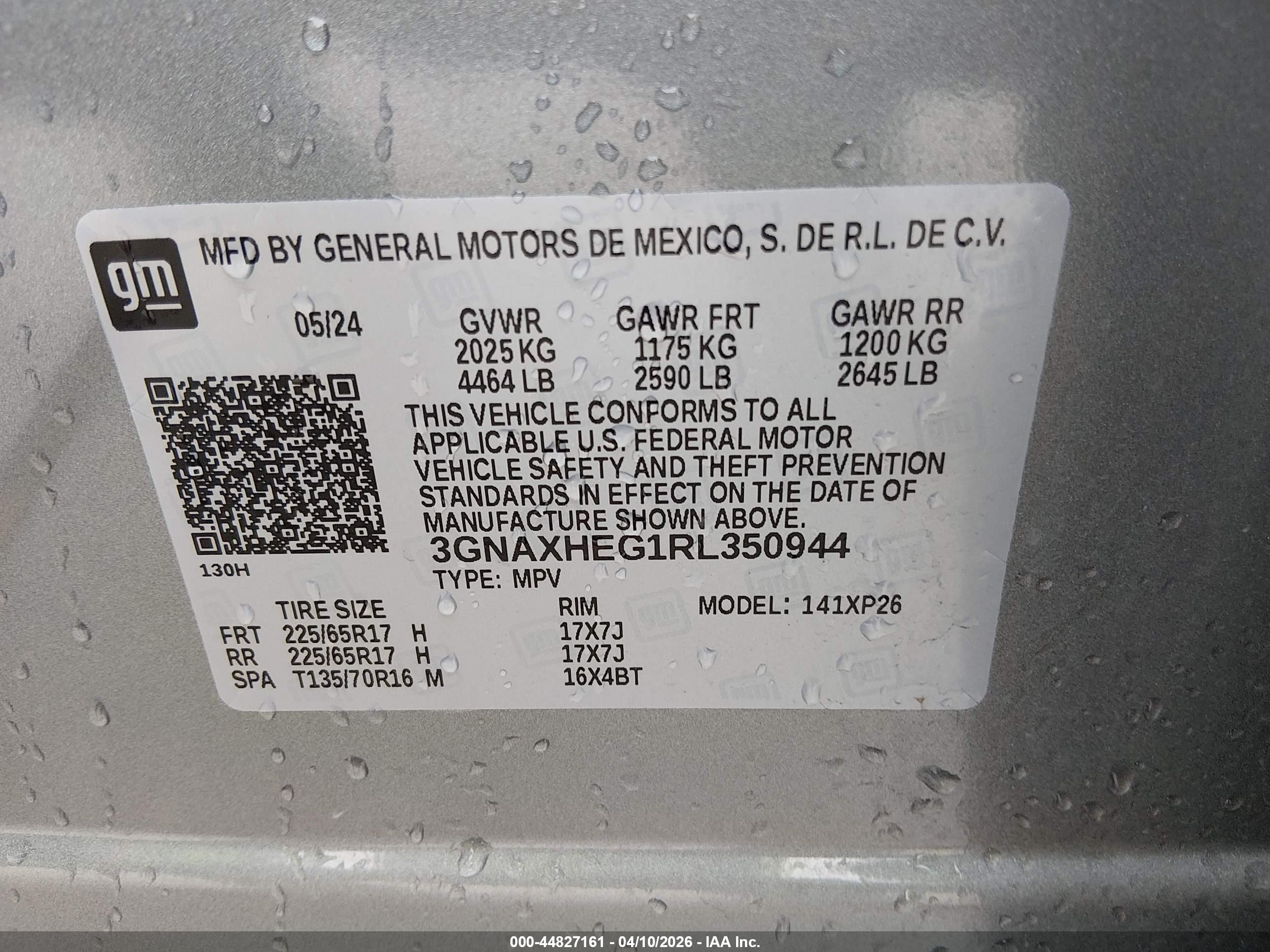 CHEVROLET EQUINOX image 9