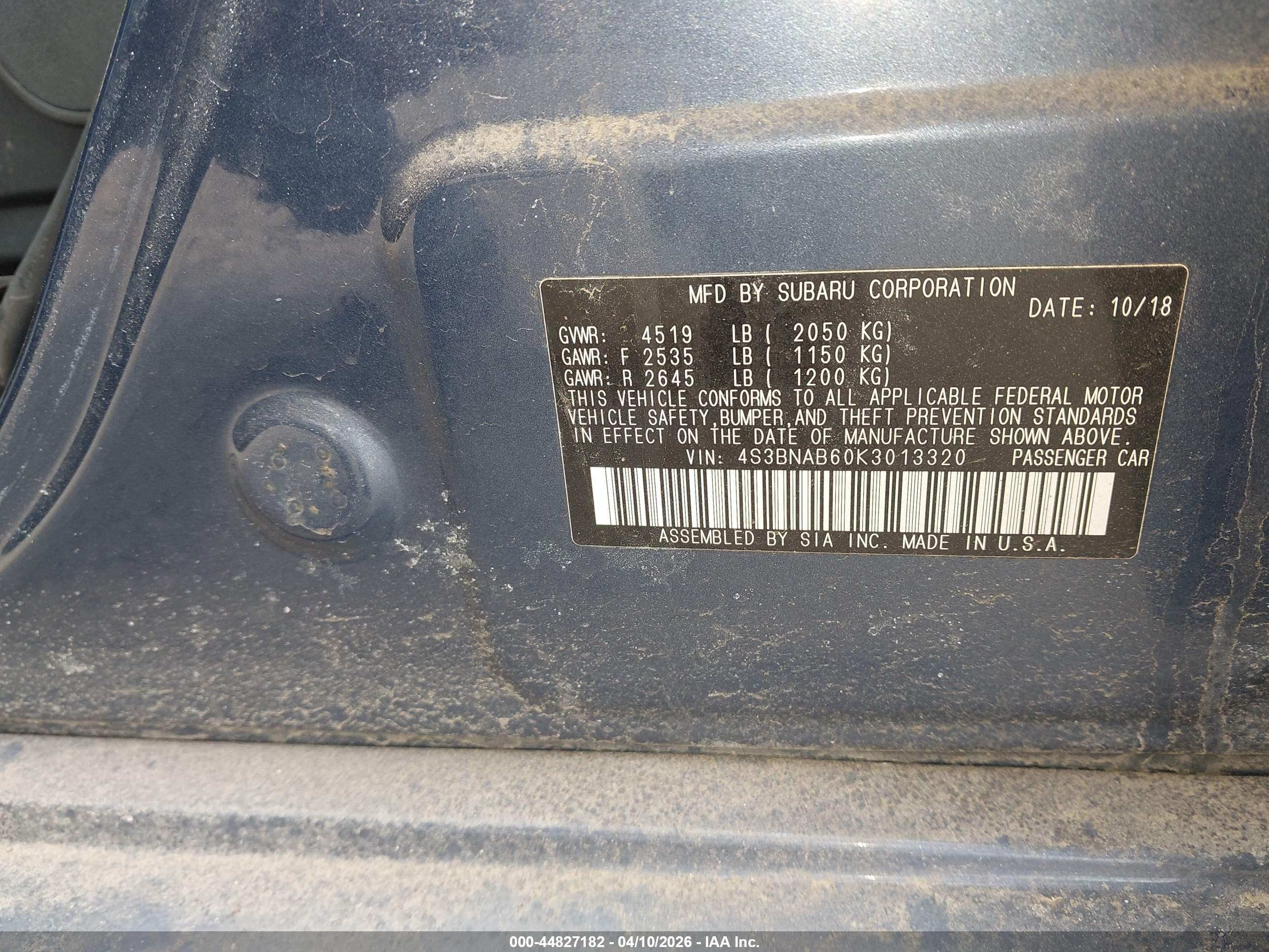 SUBARU LEGACY image 9
