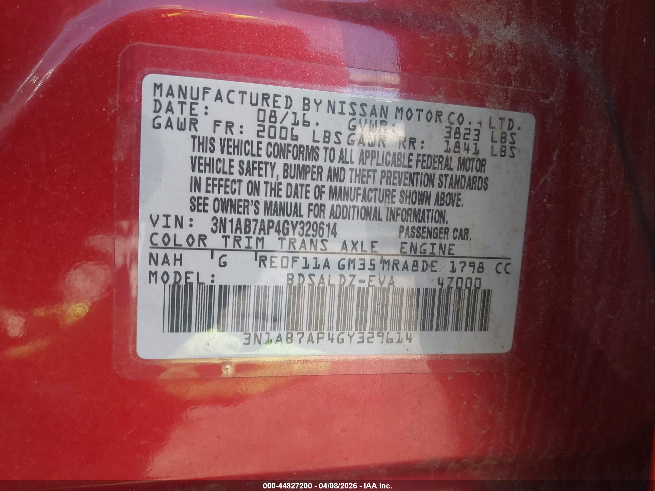 NISSAN SENTRA image 9