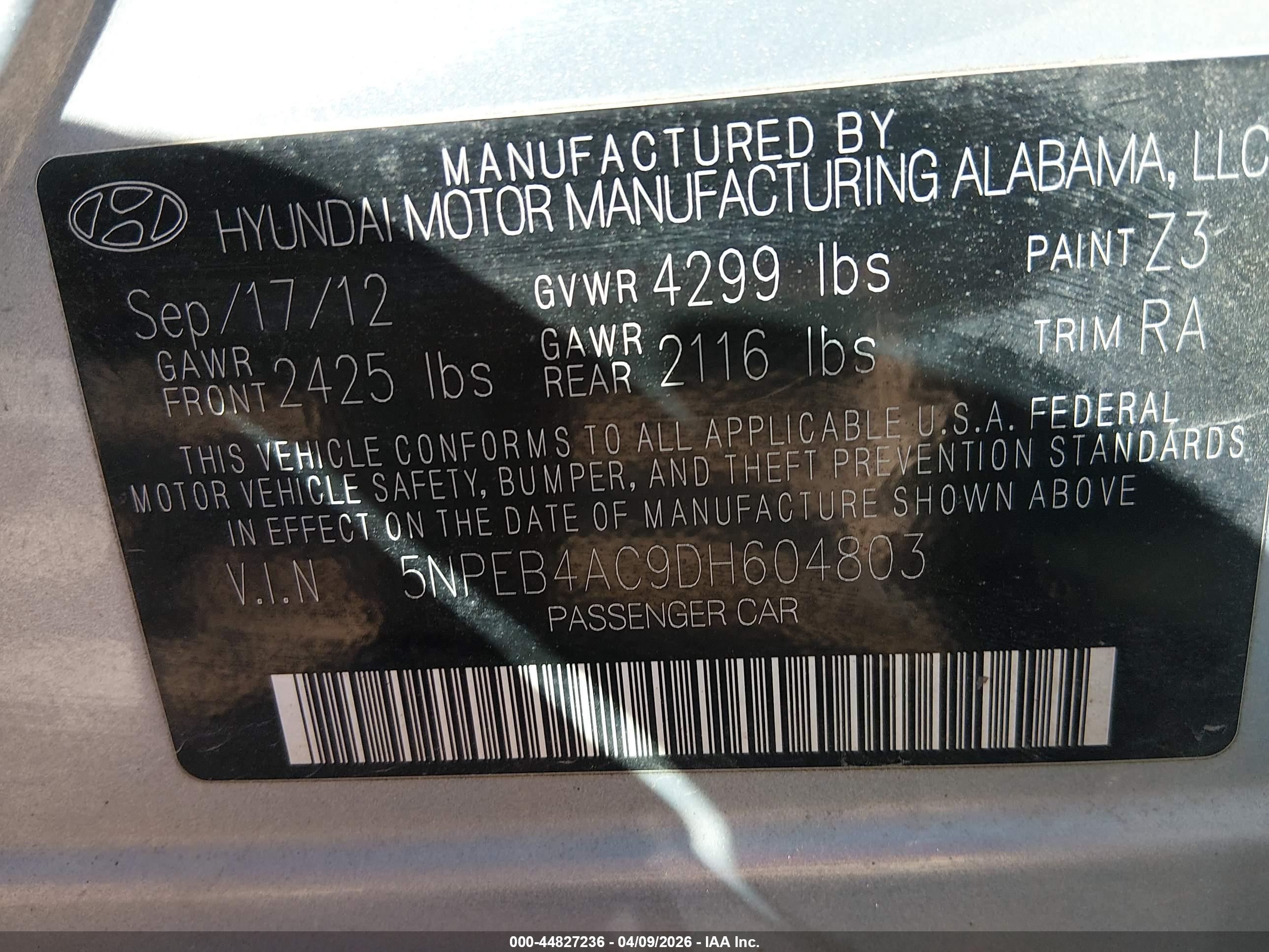 HYUNDAI SONATA image 9