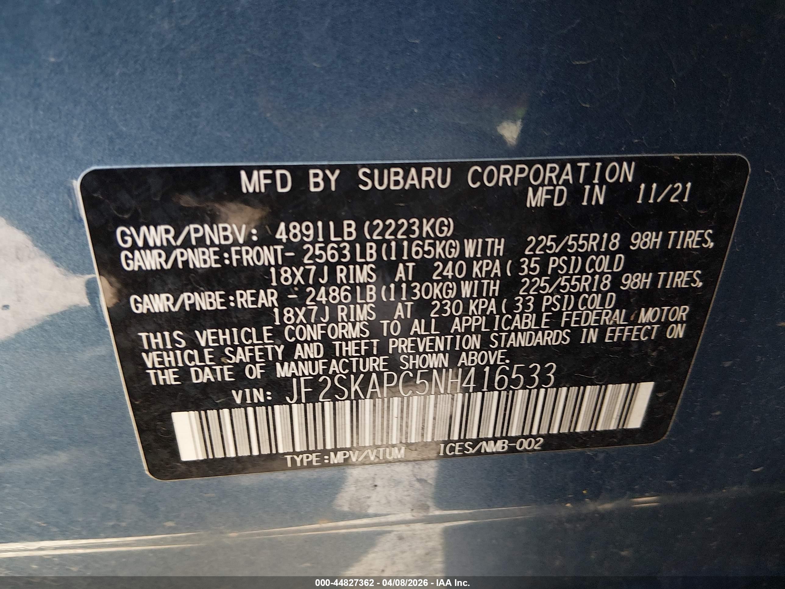 SUBARU FORESTER image 9