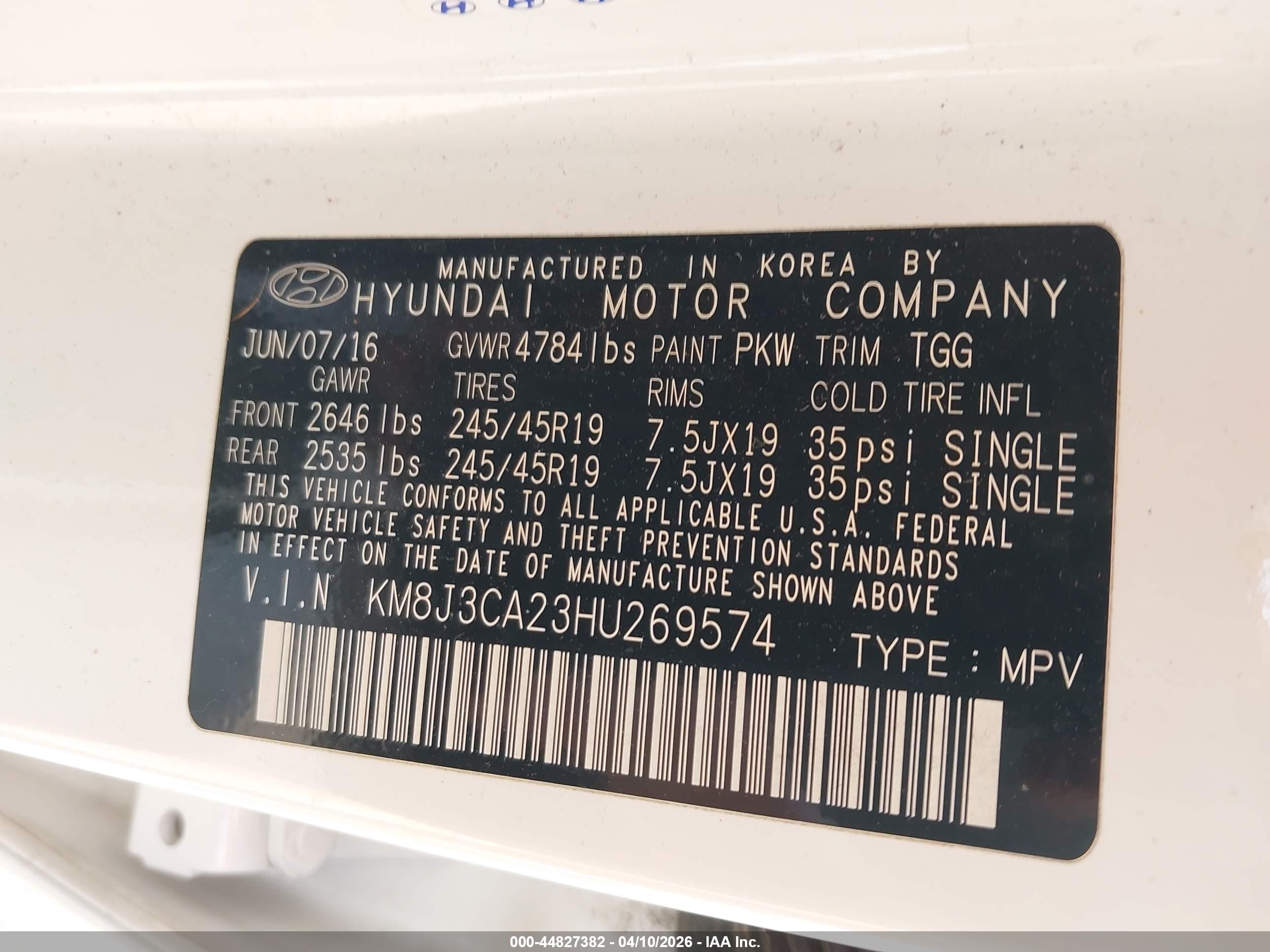HYUNDAI TUCSON image 9