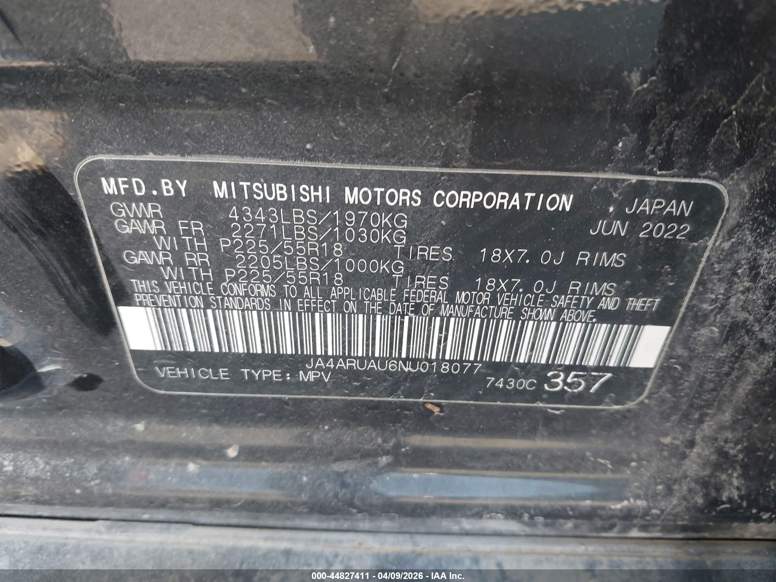 MITSUBISHI OUTLANDER image 9