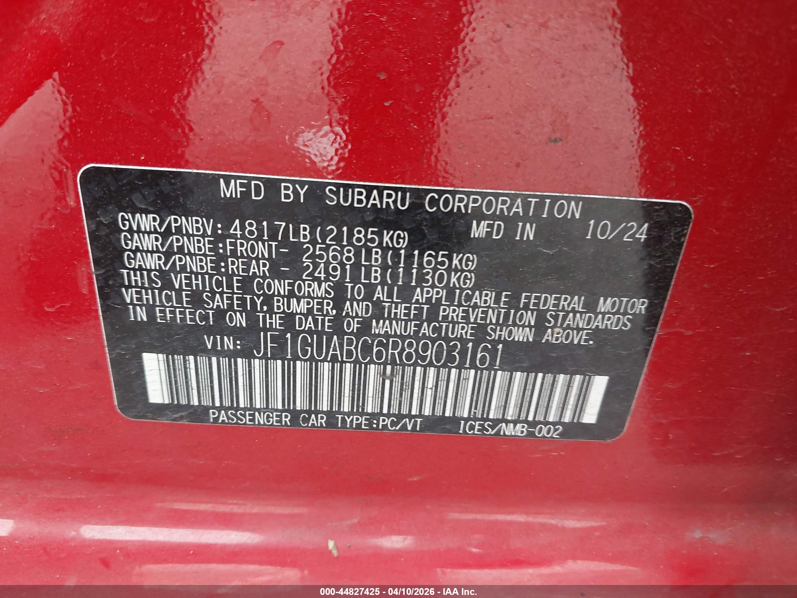 SUBARU IMPREZA image 9