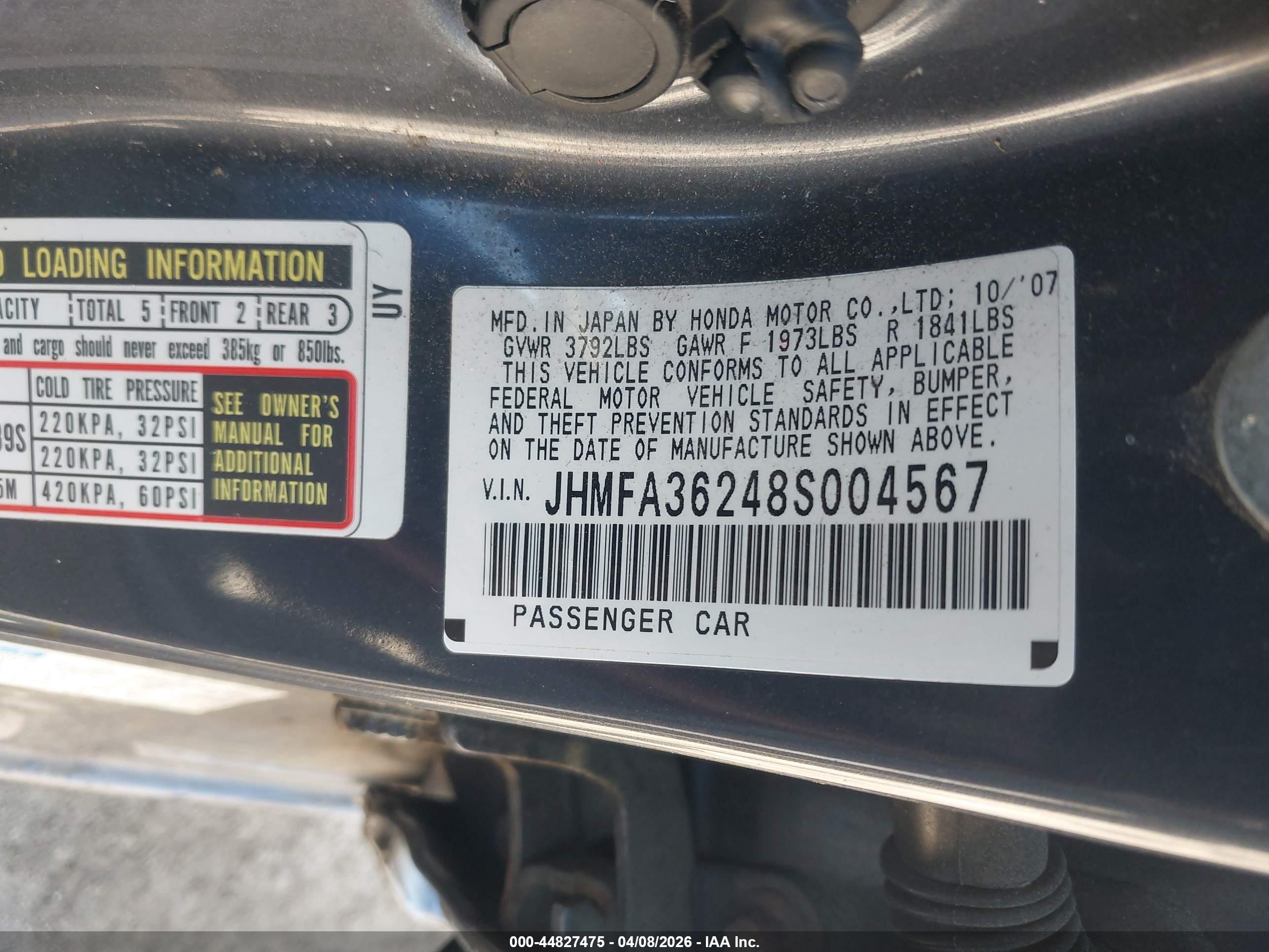 HONDA CIVIC image 9