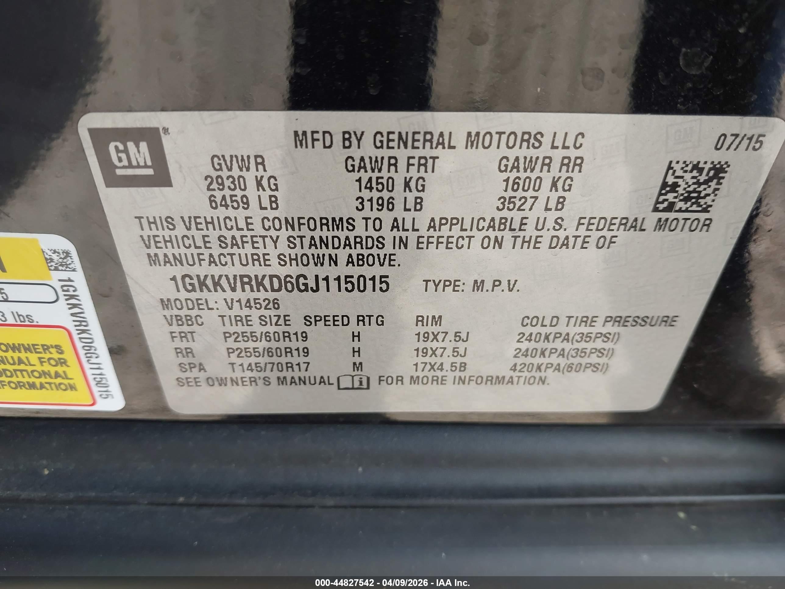 GMC ACADIA image 9