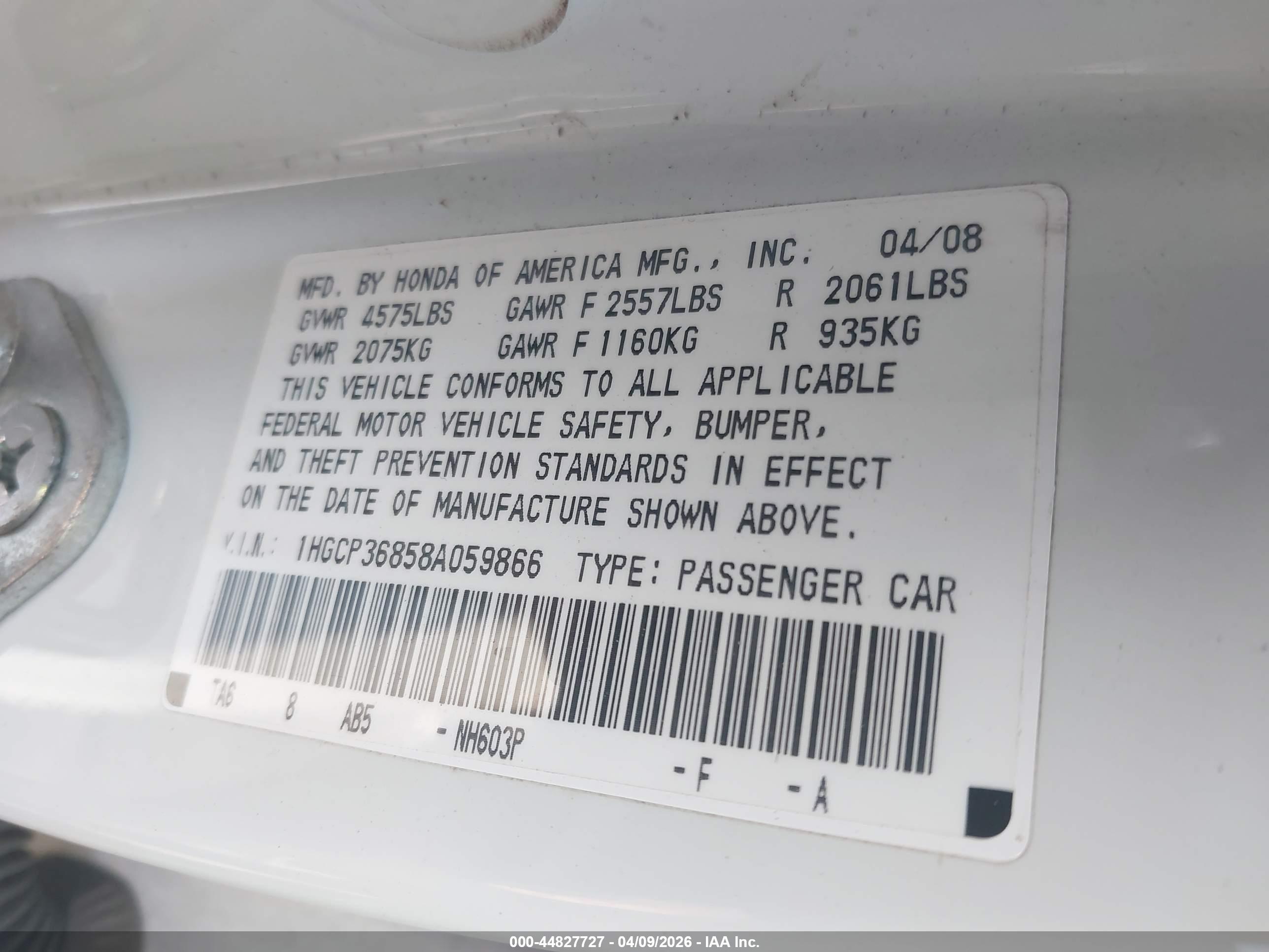 HONDA ACCORD image 9