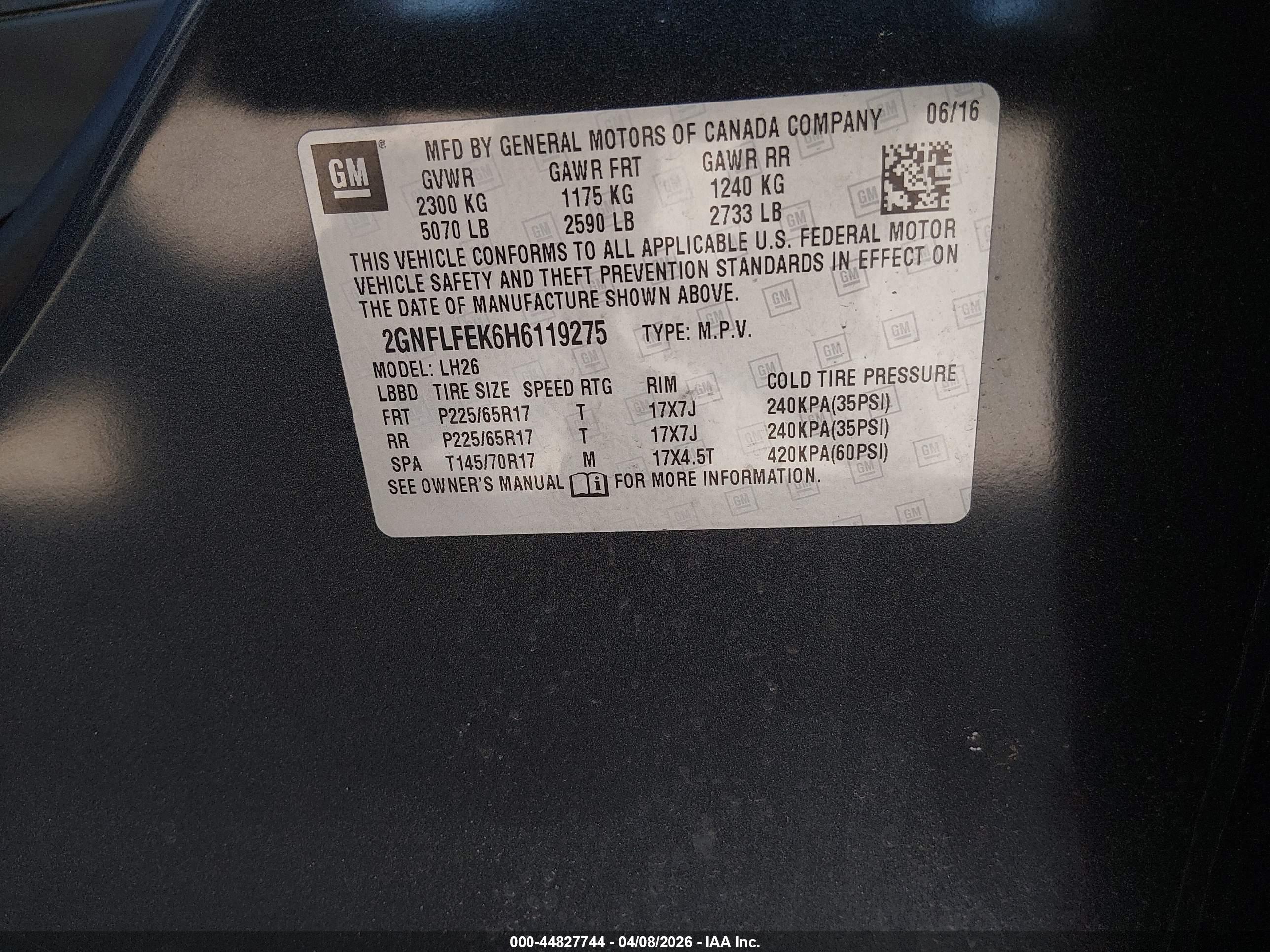 CHEVROLET EQUINOX image 9