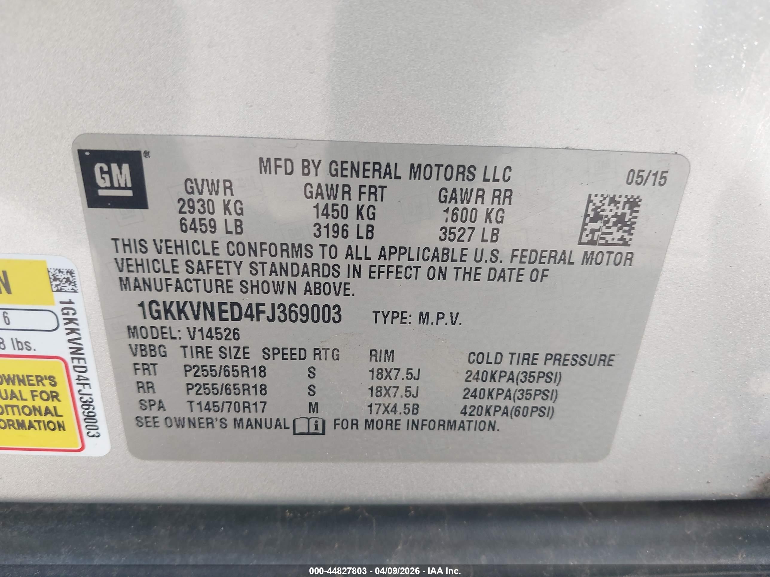 GMC ACADIA image 9