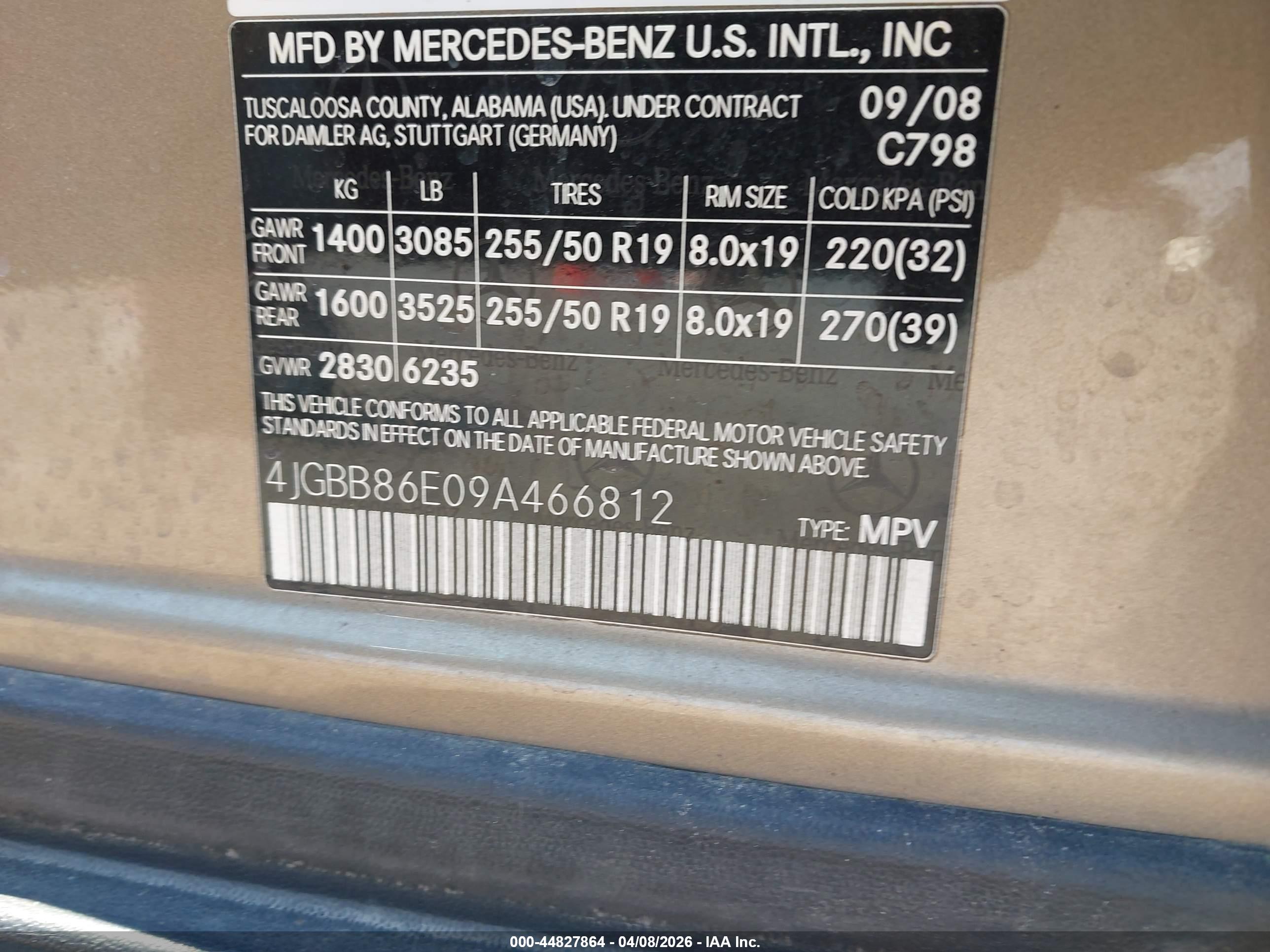 MERCEDES-BENZ ML image 9