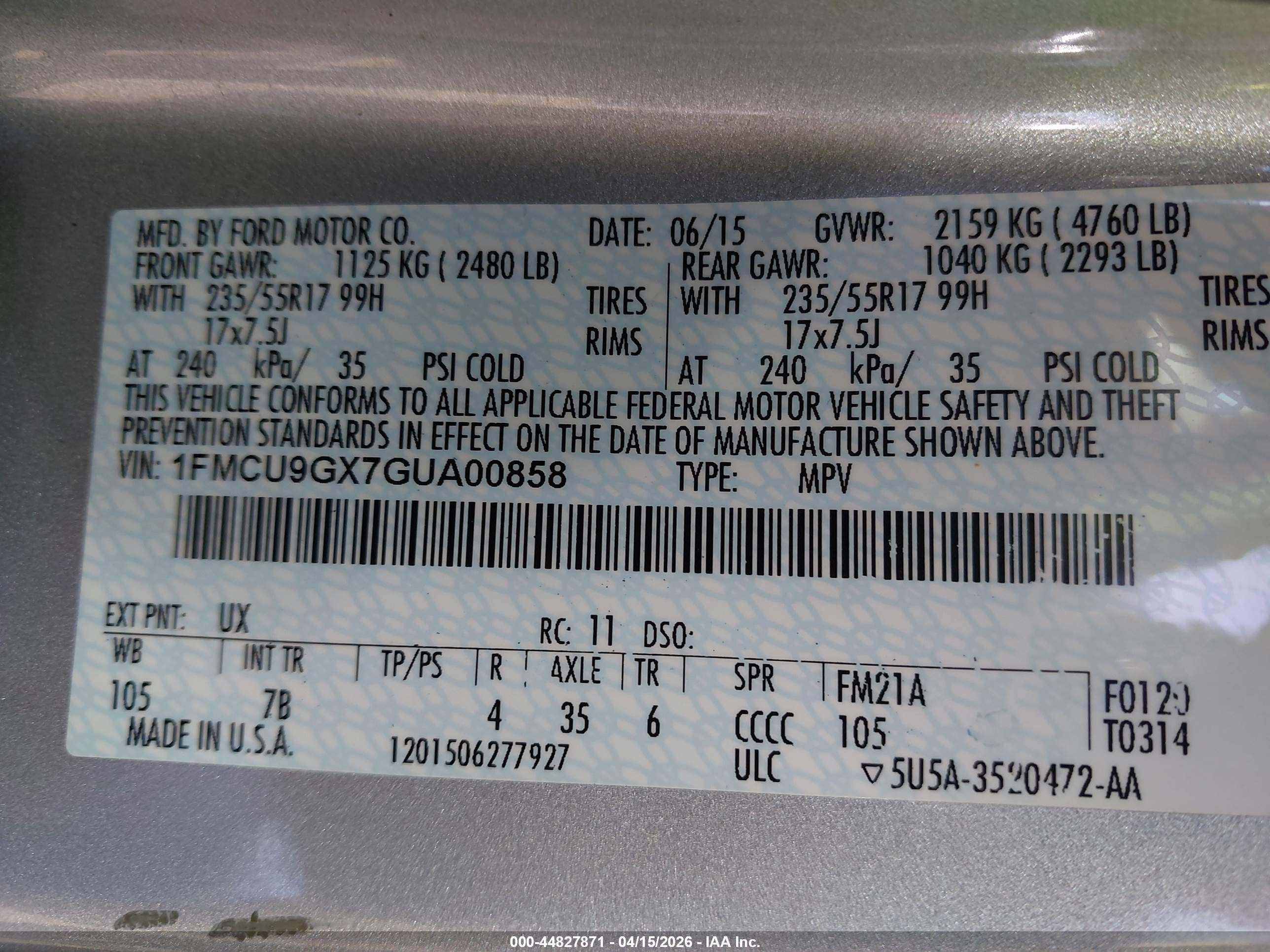FORD ESCAPE image 9