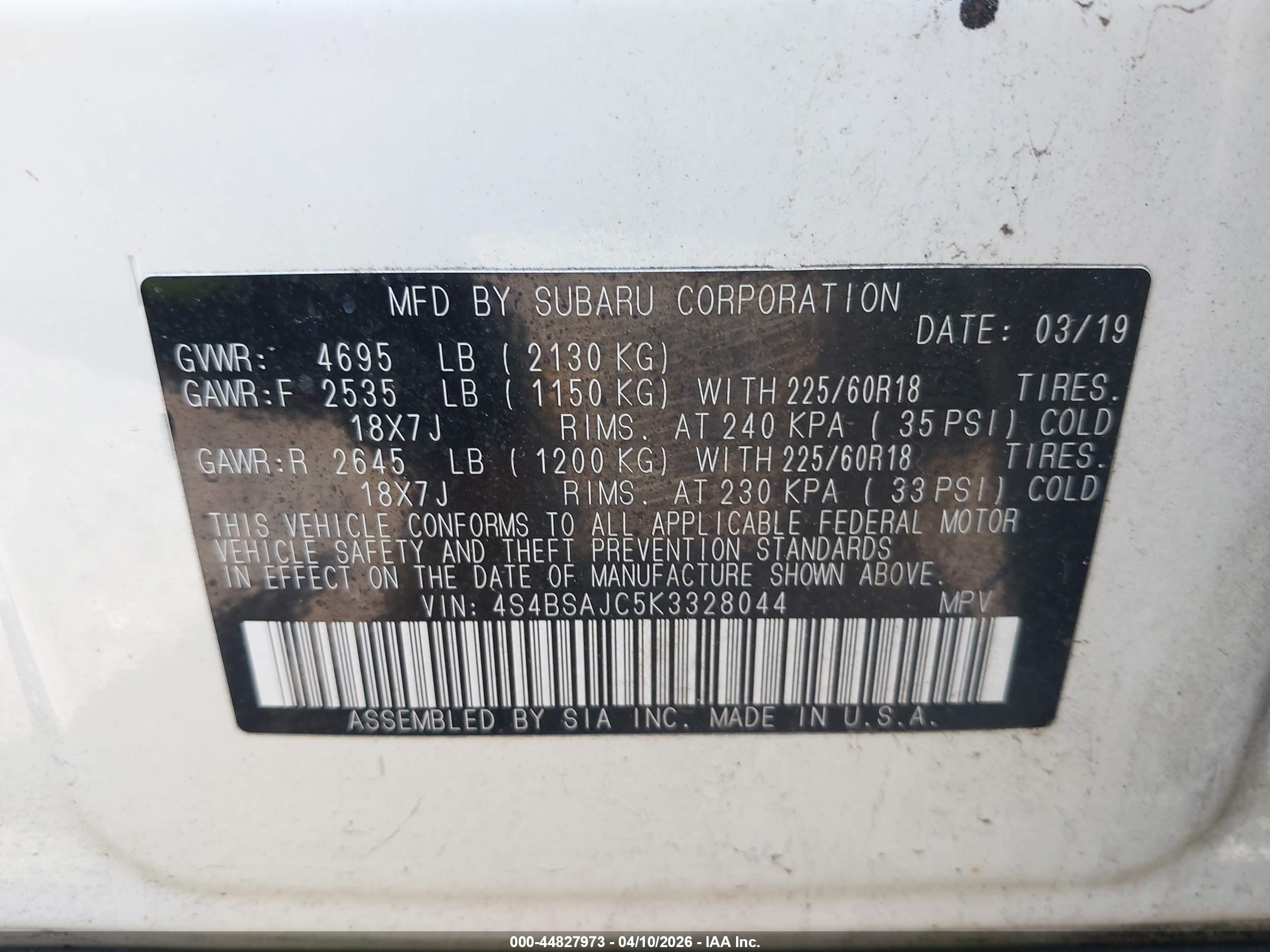 SUBARU OUTBACK image 9