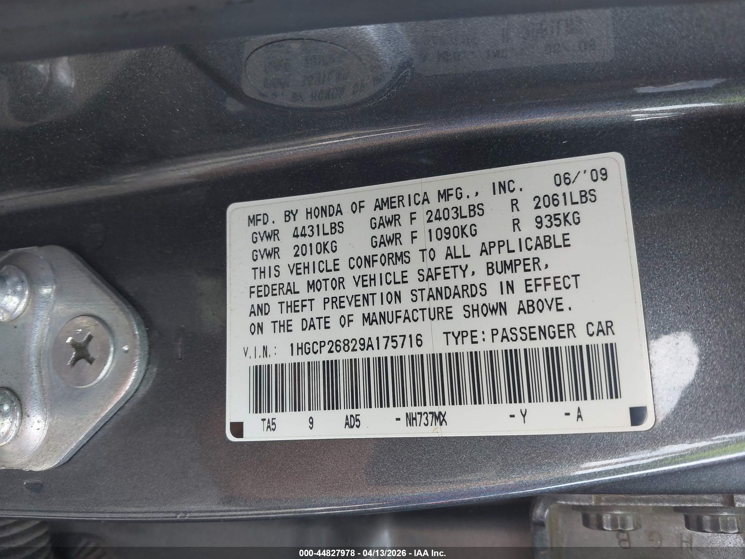 HONDA ACCORD image 9