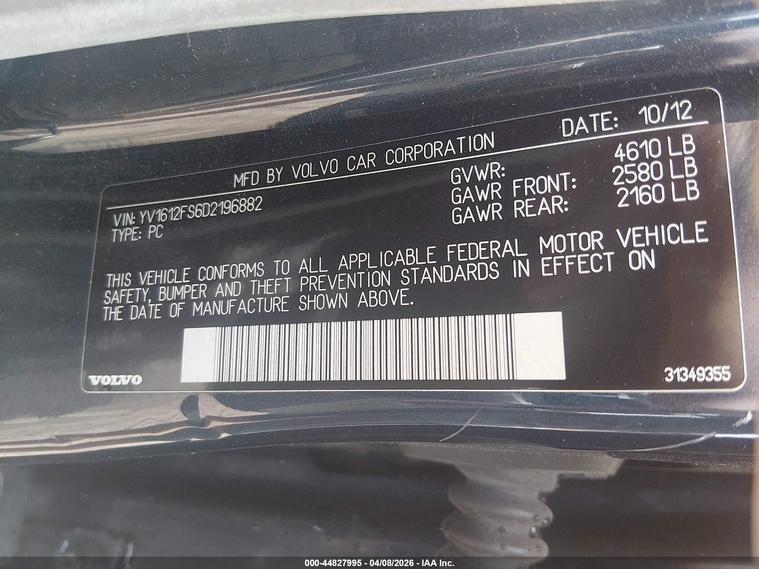 VOLVO S60 image 9