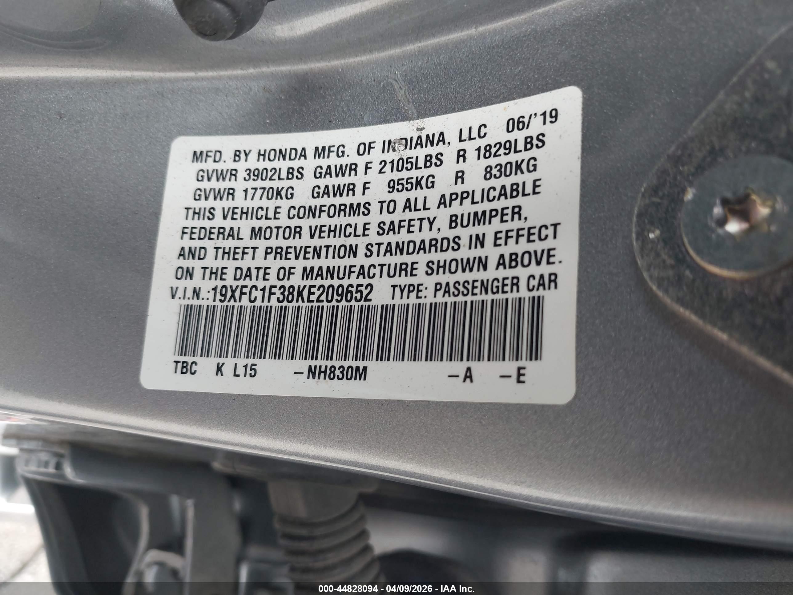 HONDA CIVIC image 9