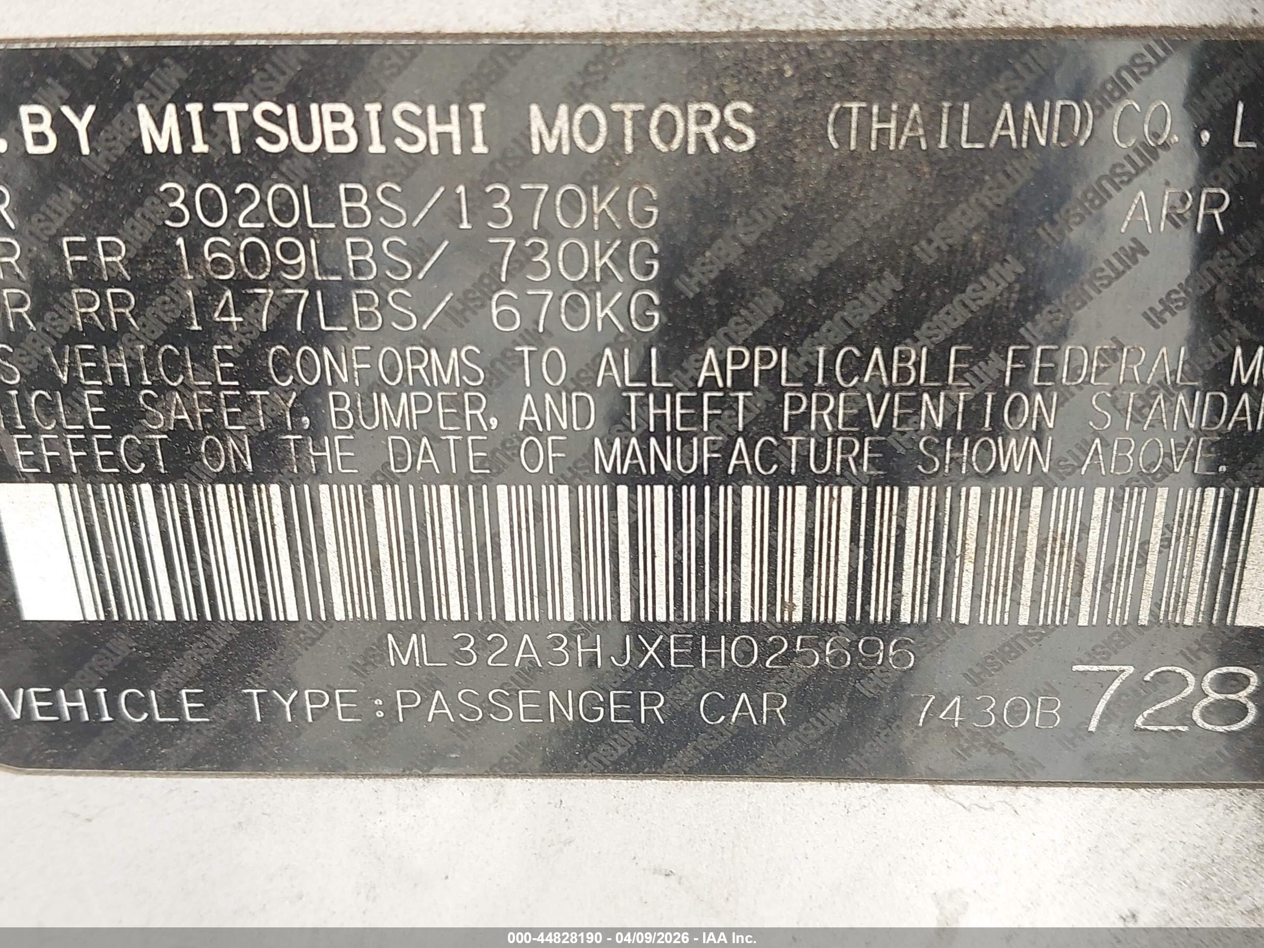 MITSUBISHI MIRAGE image 9