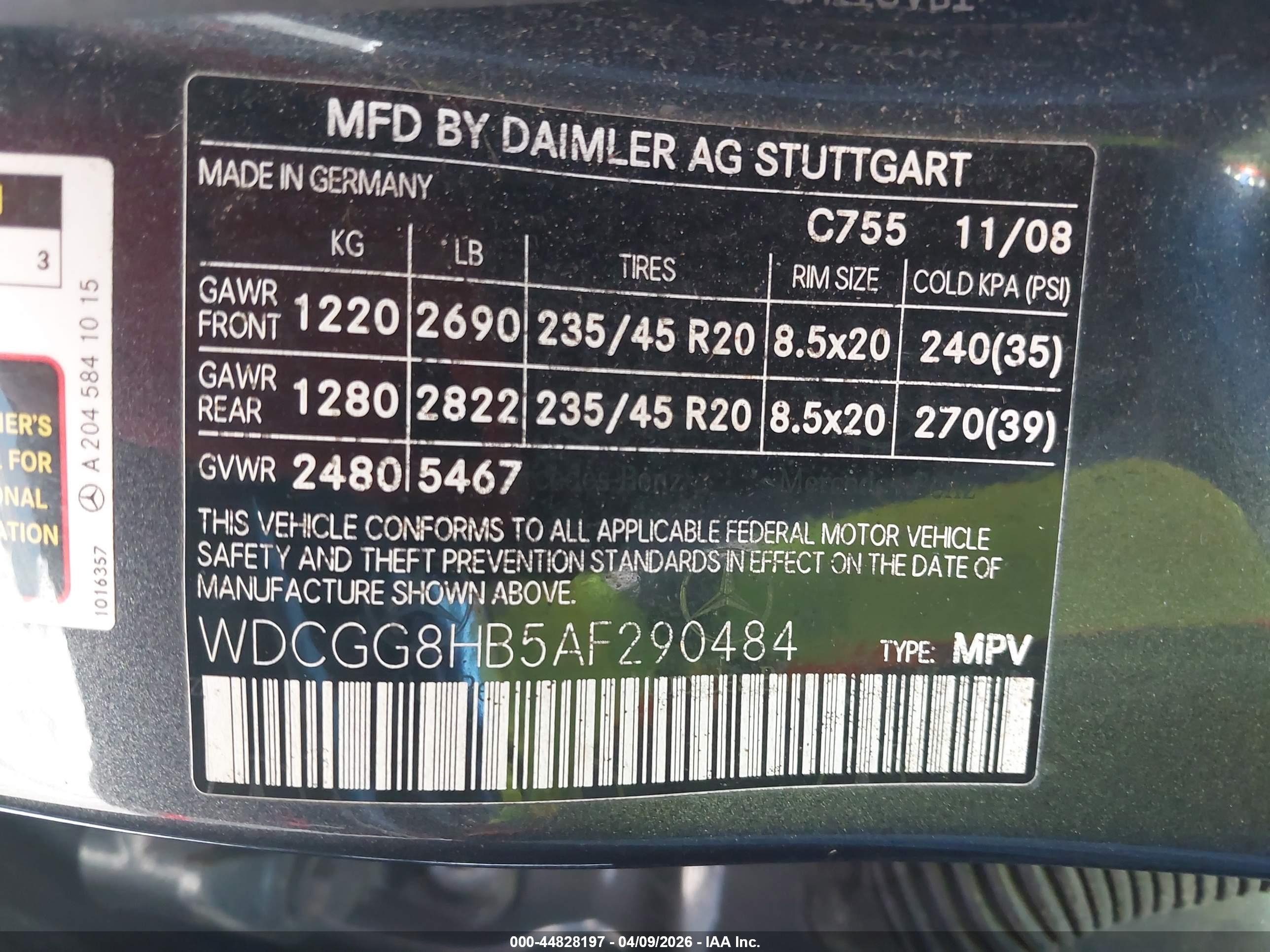 MERCEDES-BENZ GLK image 9