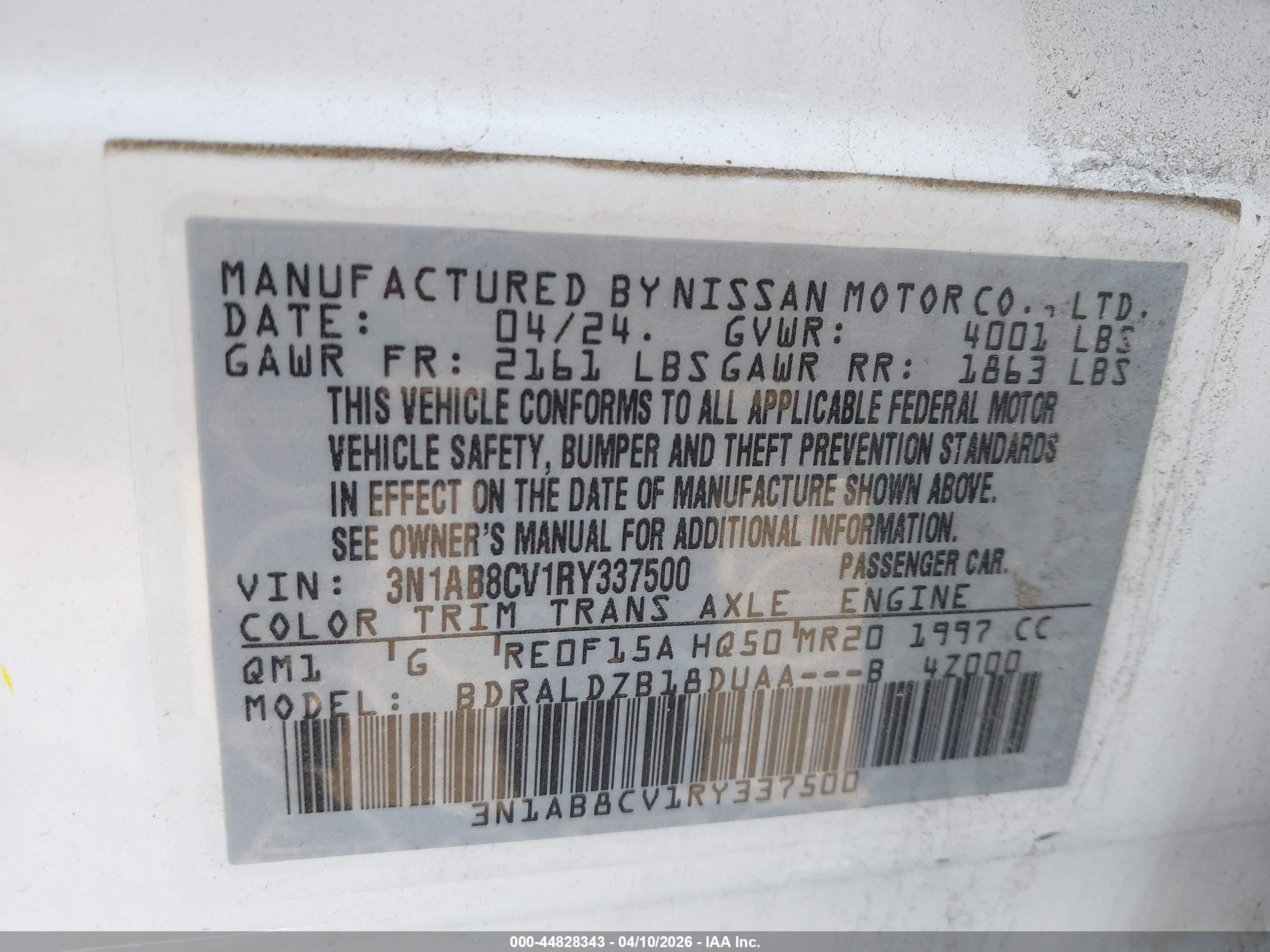 NISSAN SENTRA image 9