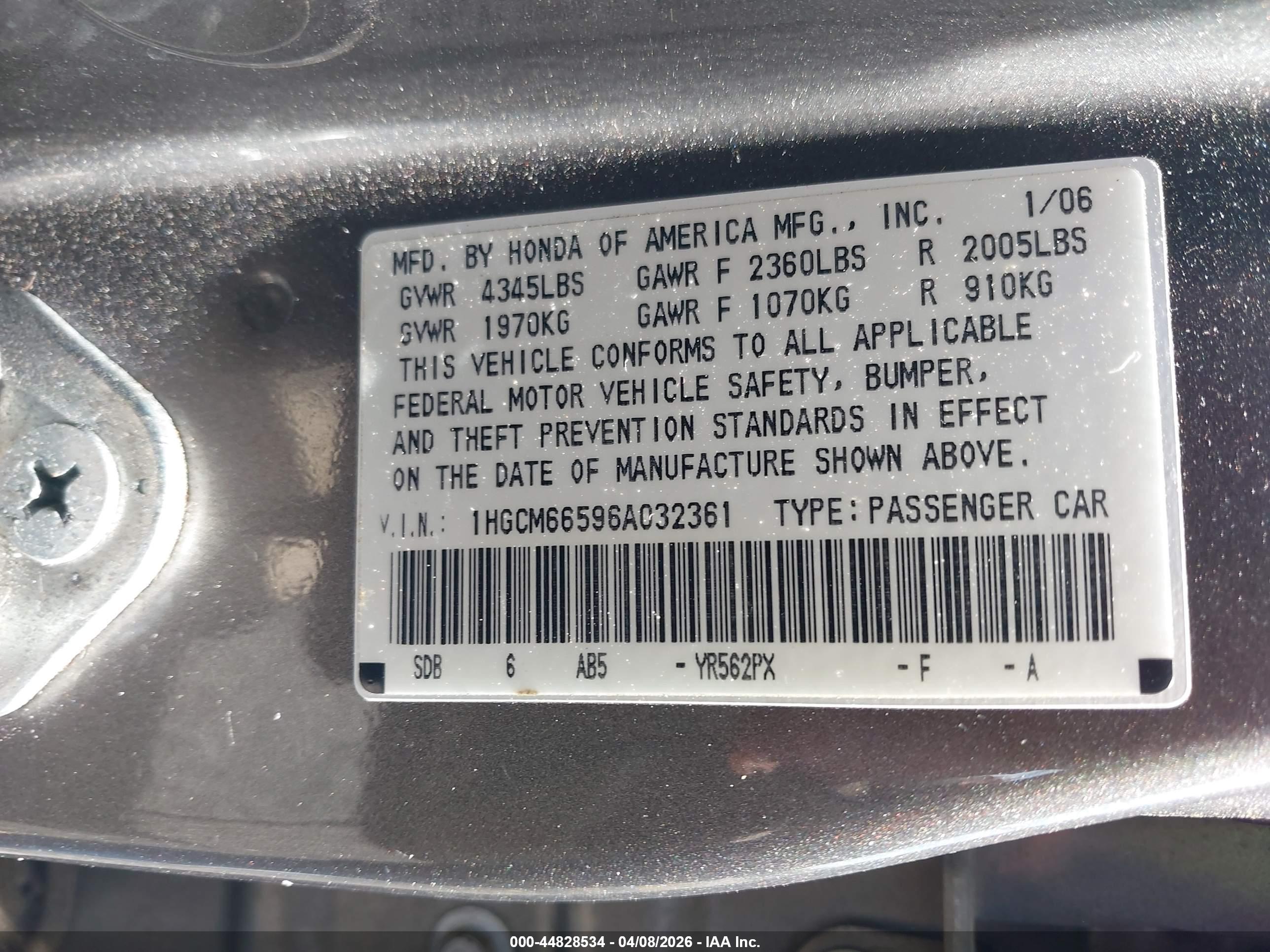 HONDA ACCORD image 9