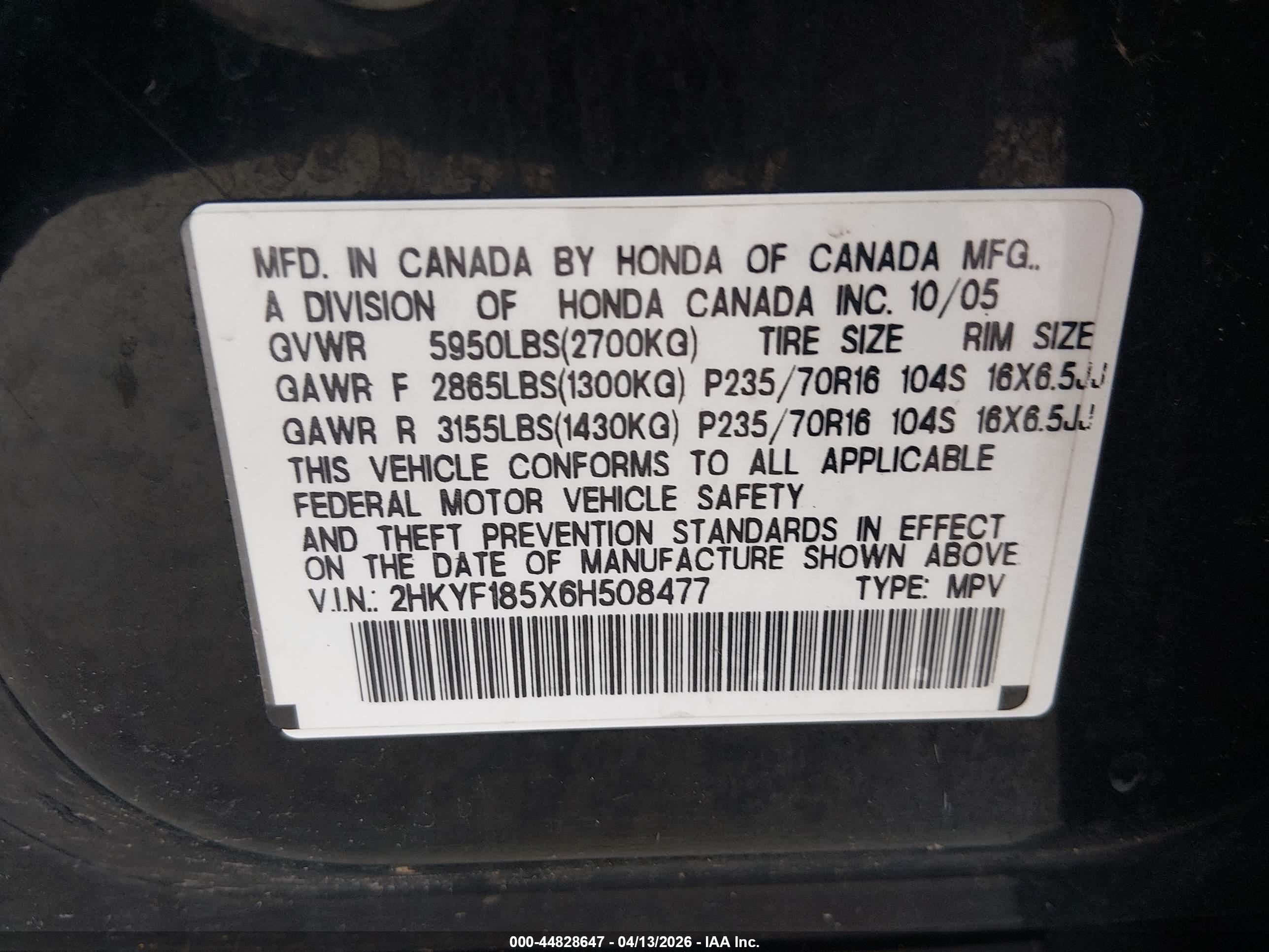 HONDA PILOT image 9