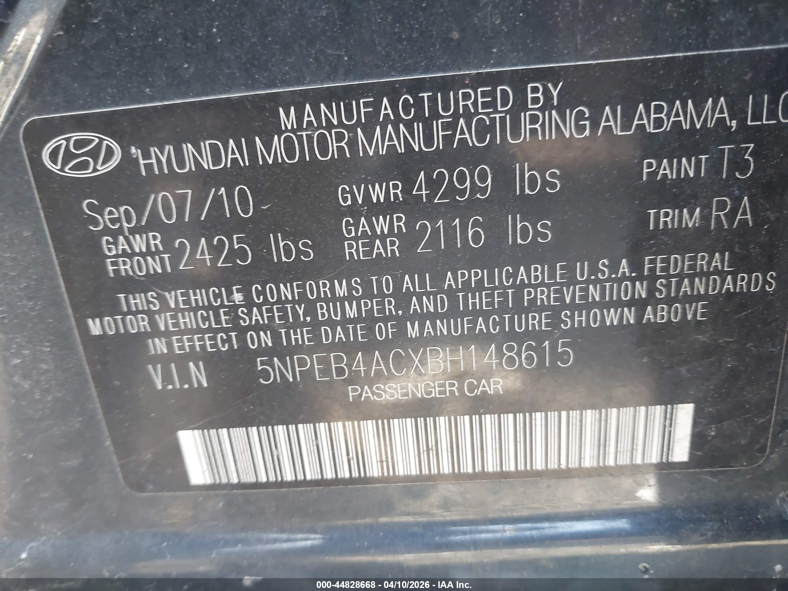 HYUNDAI SONATA image 9