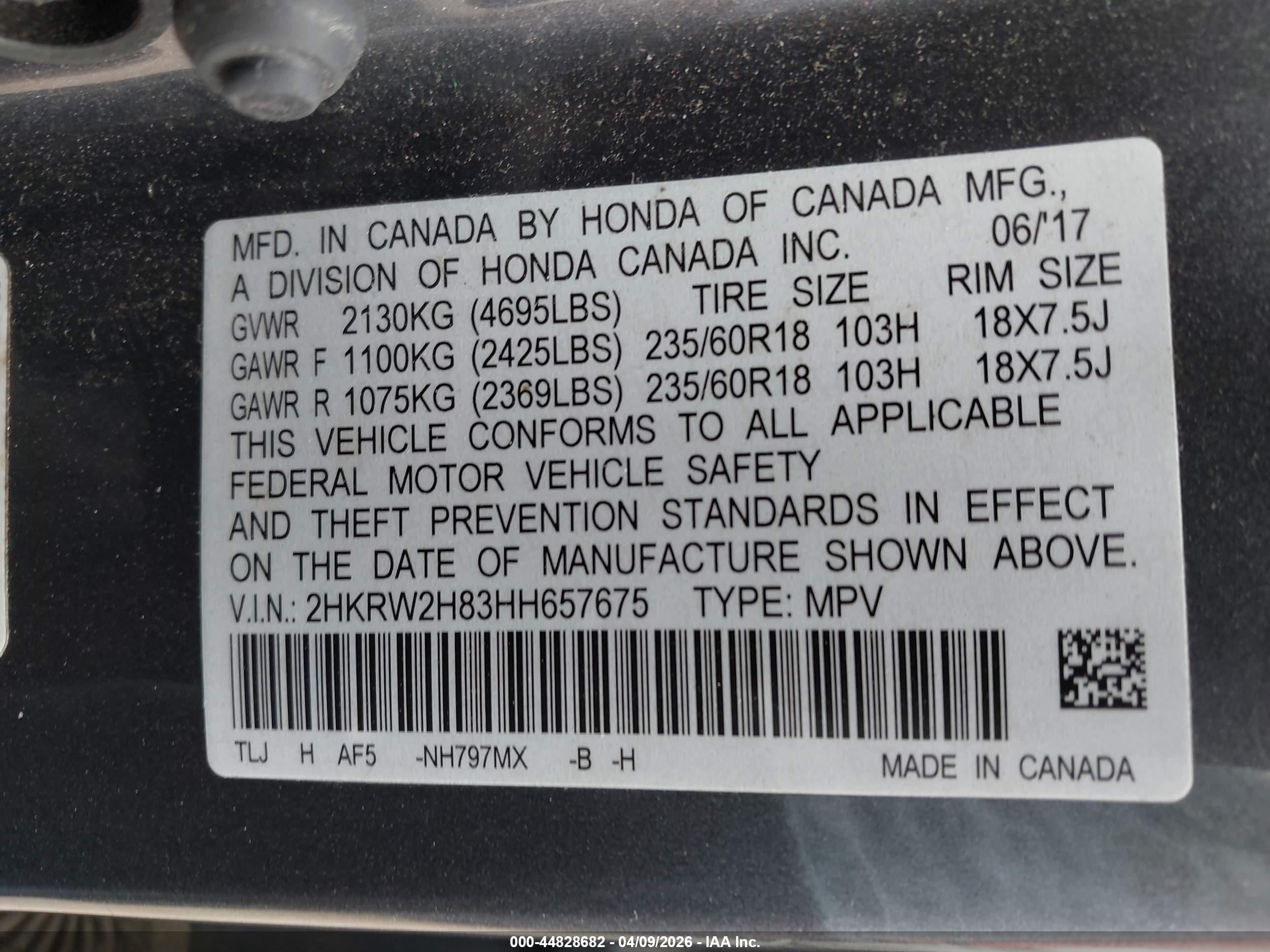 HONDA CR-V image 9