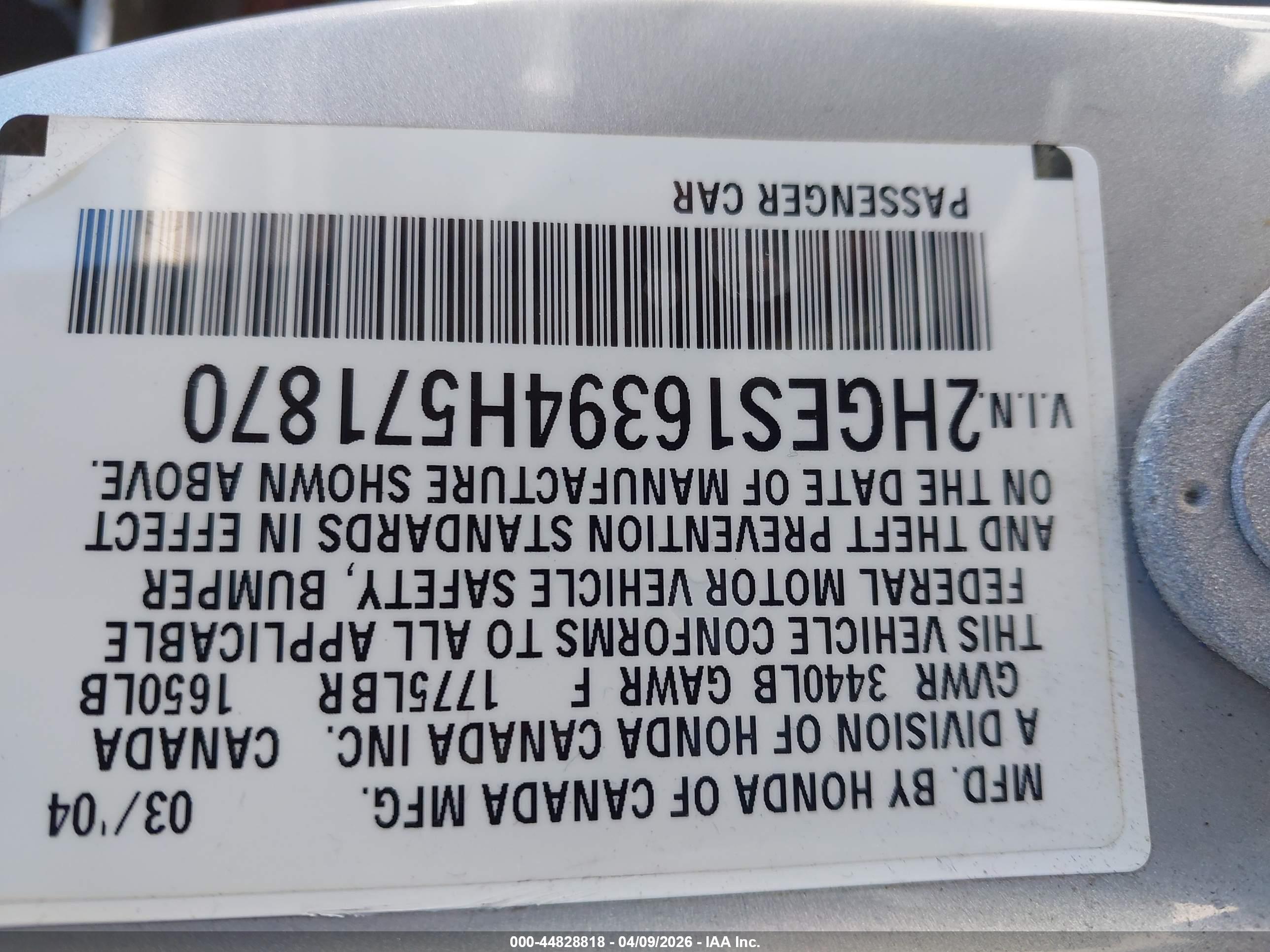 HONDA CIVIC image 9