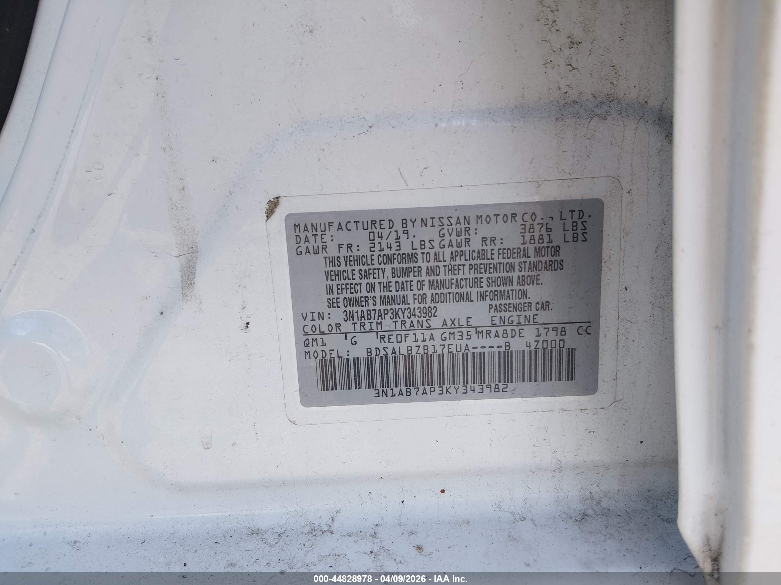 NISSAN SENTRA image 9