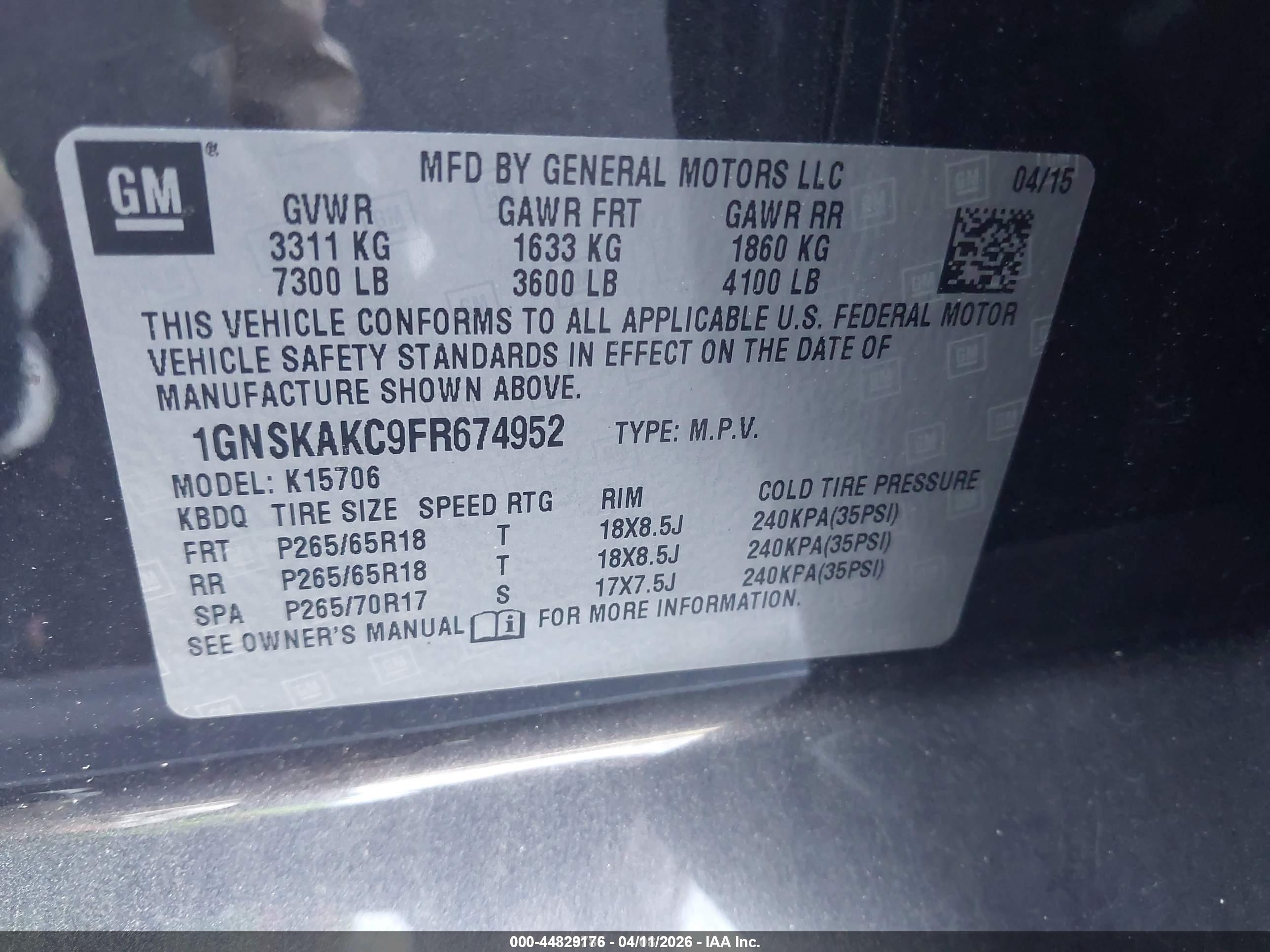 CHEVROLET TAHOE image 9