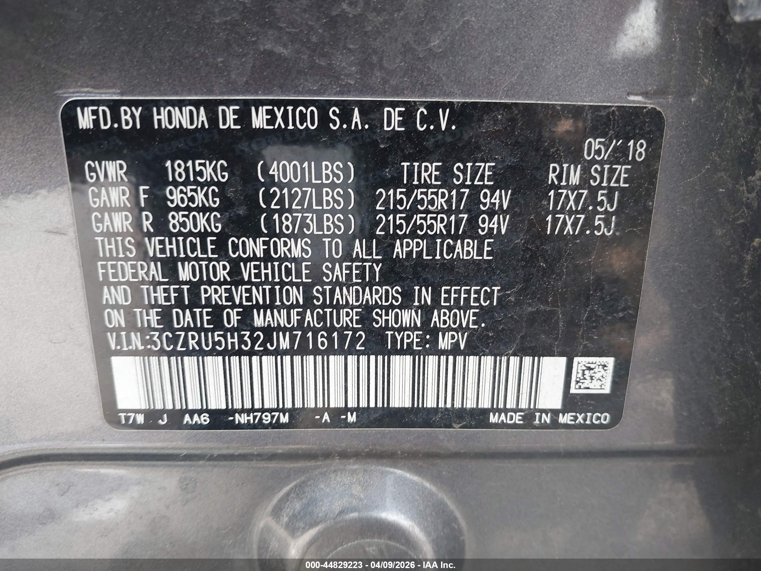 HONDA HR-V image 9