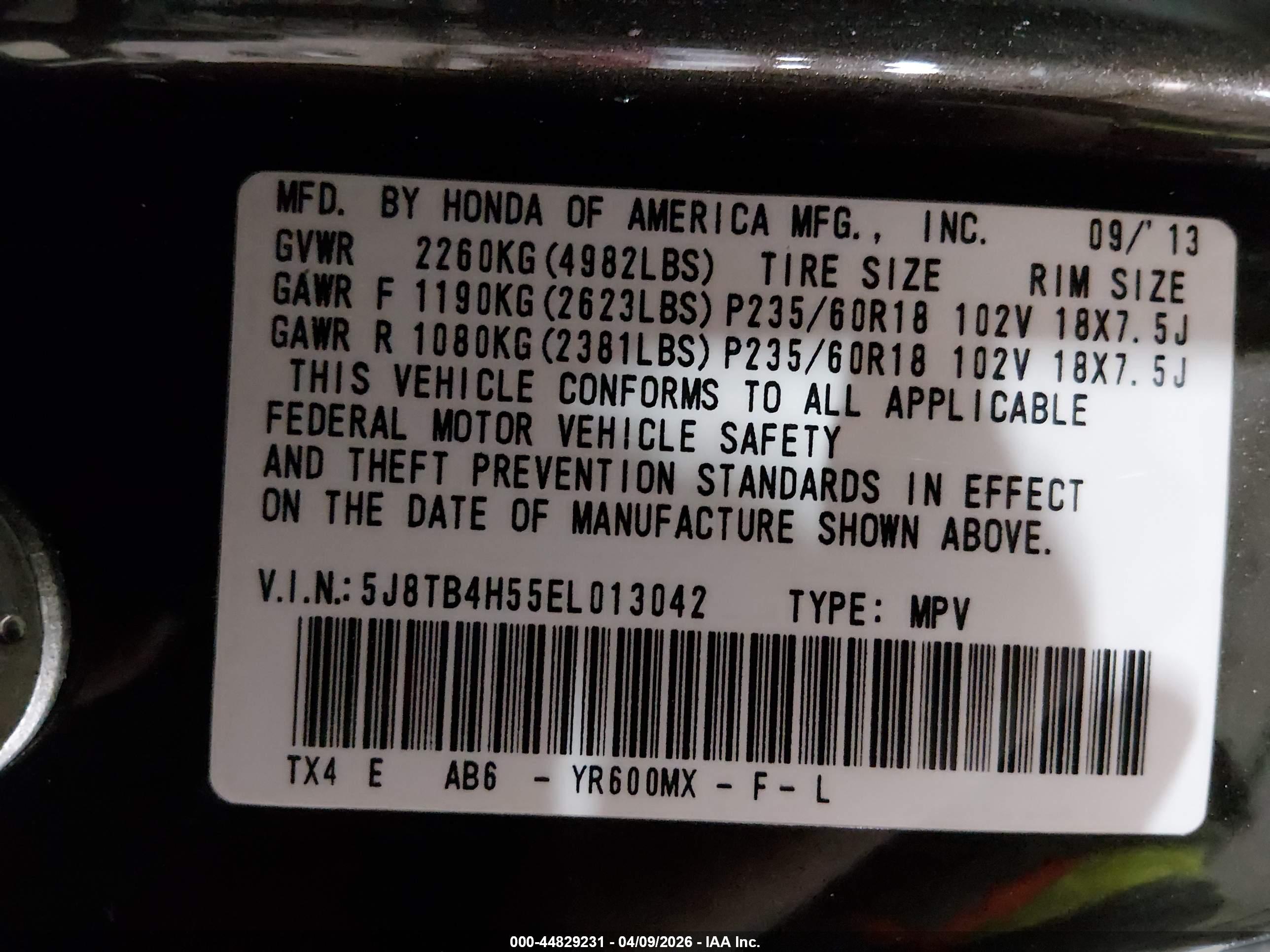 ACURA RDX image 9