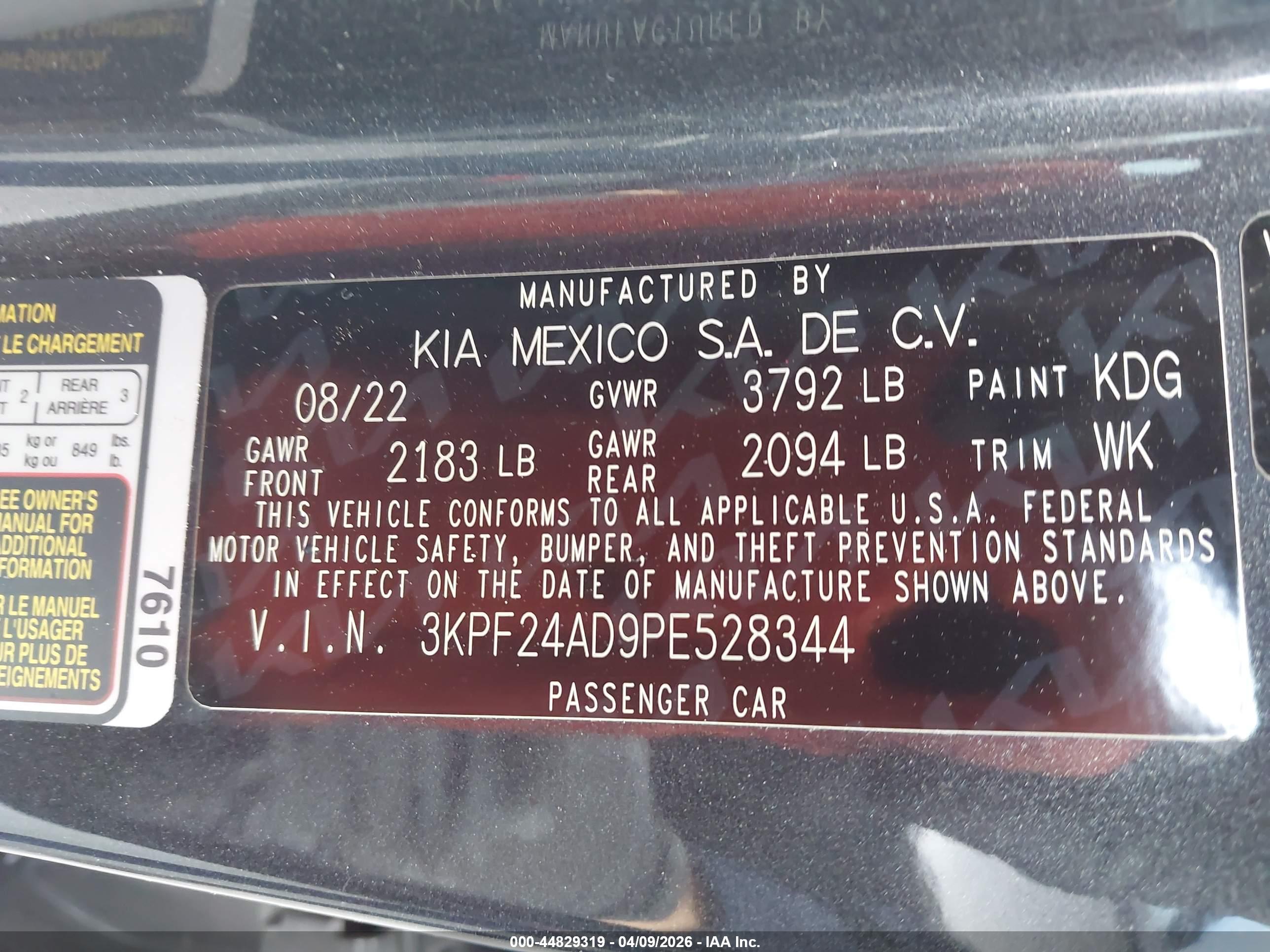 KIA FORTE image 9