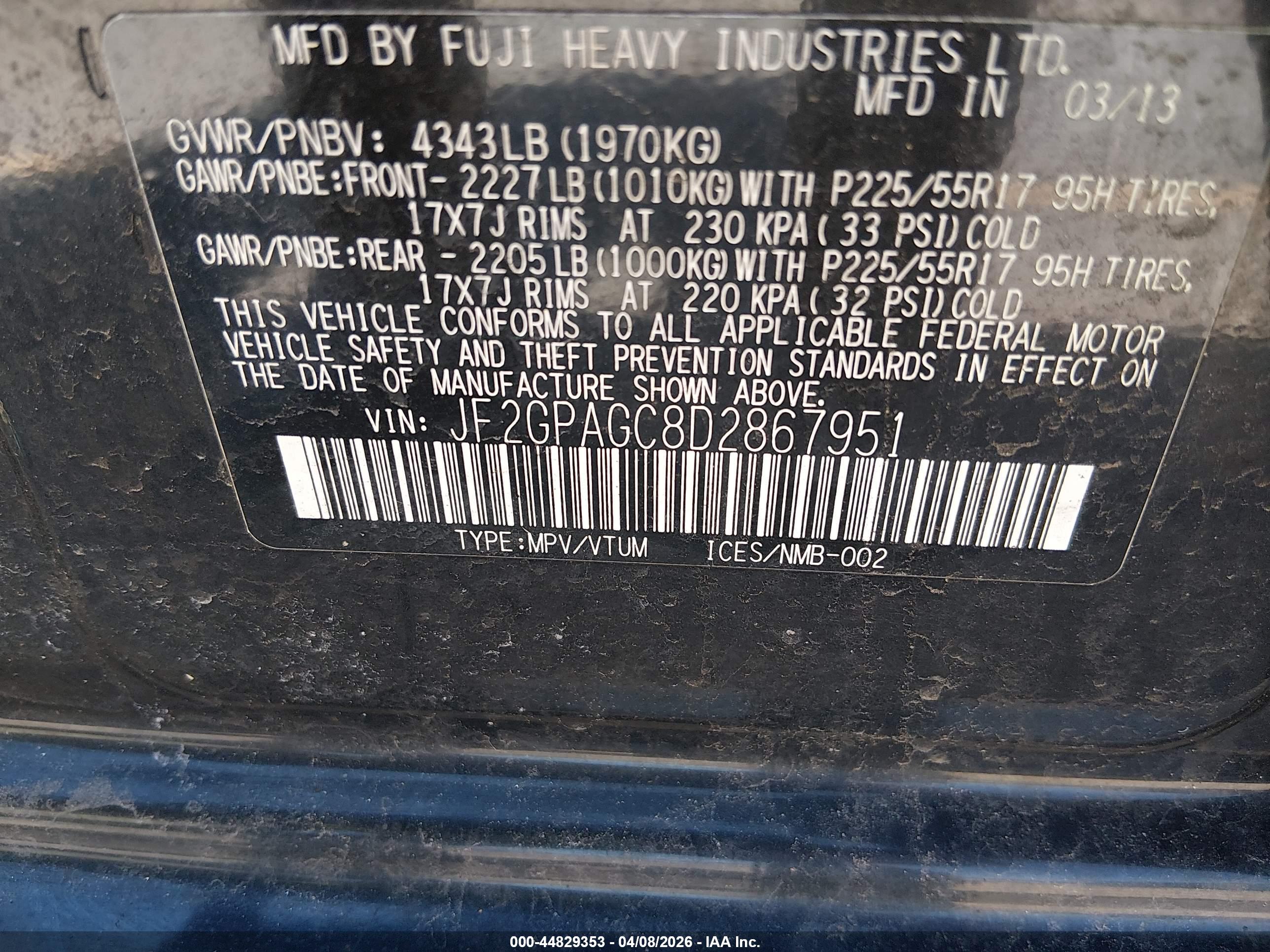 SUBARU XV image 9