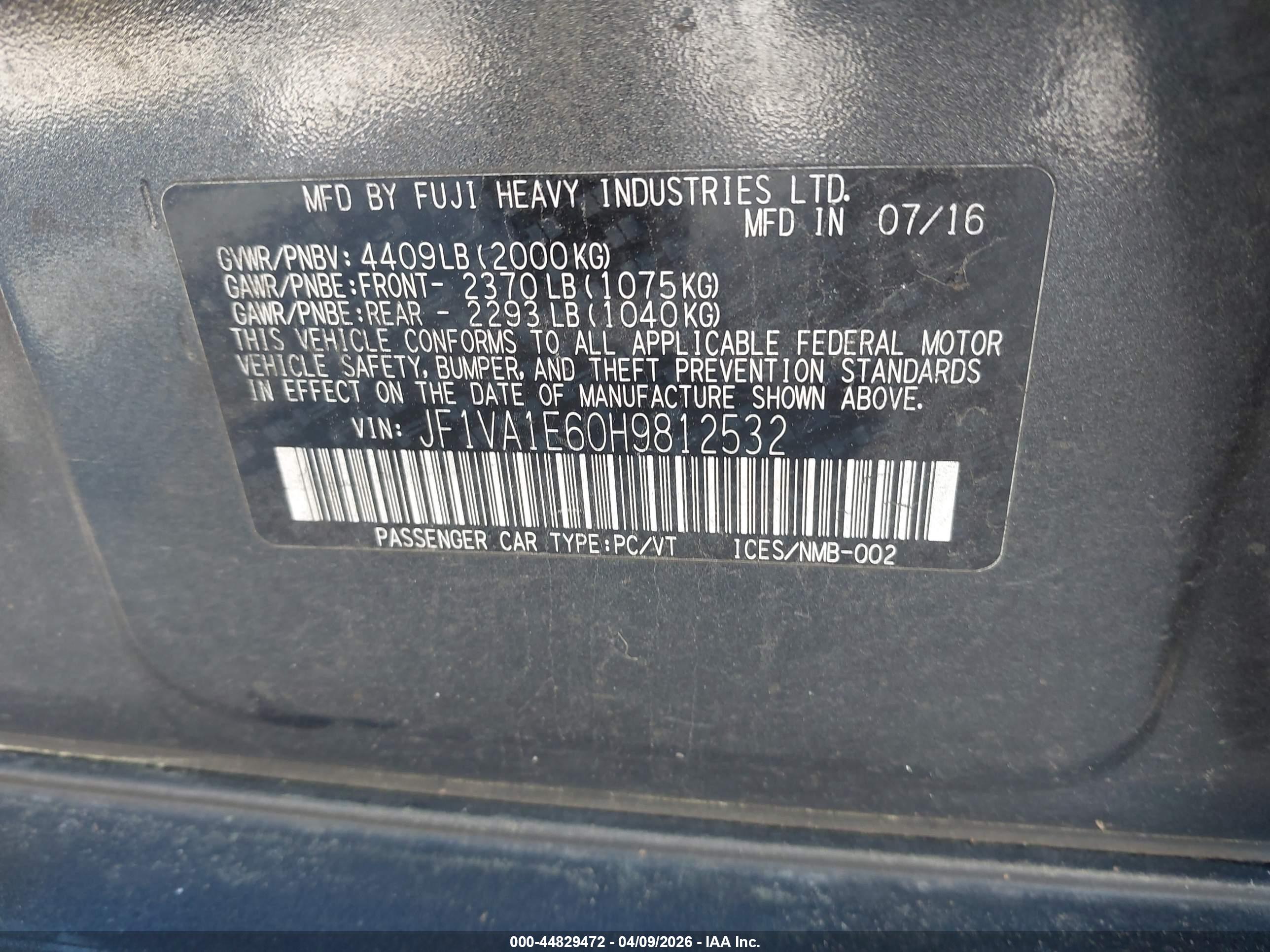SUBARU WRX image 9