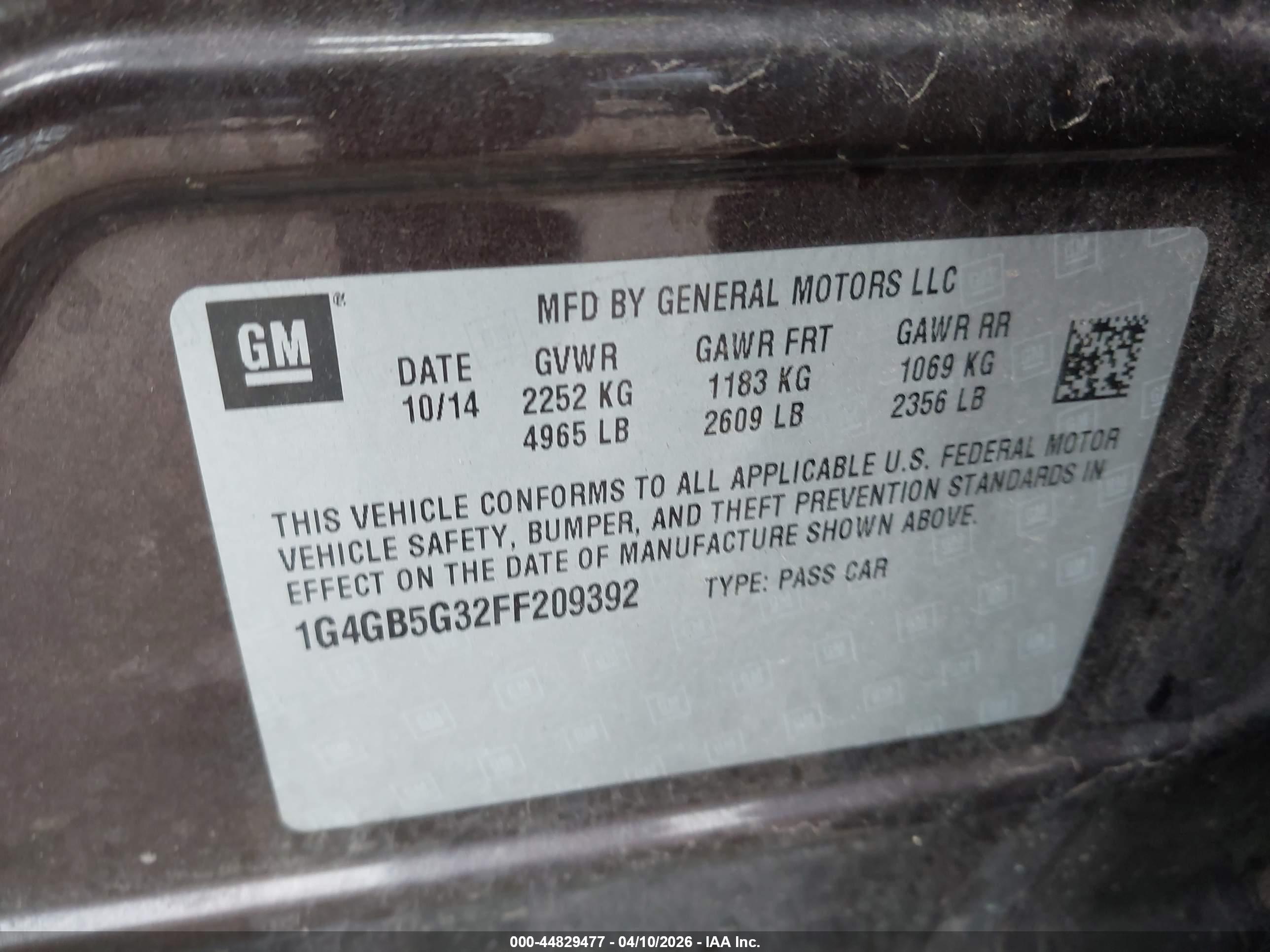 BUICK LACROSSE image 9