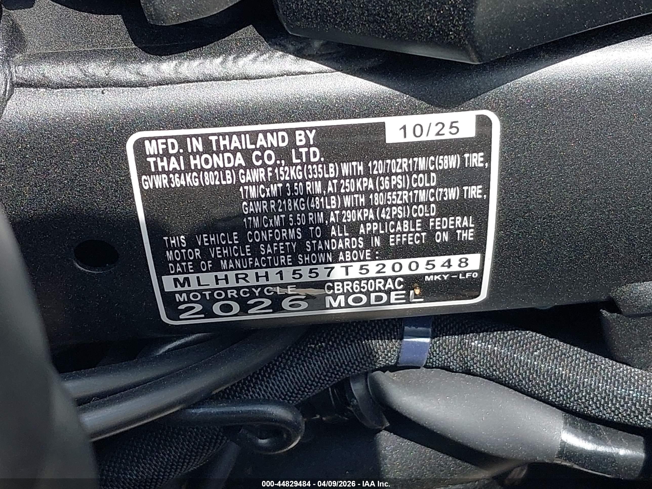 HONDA CBR650 image 10