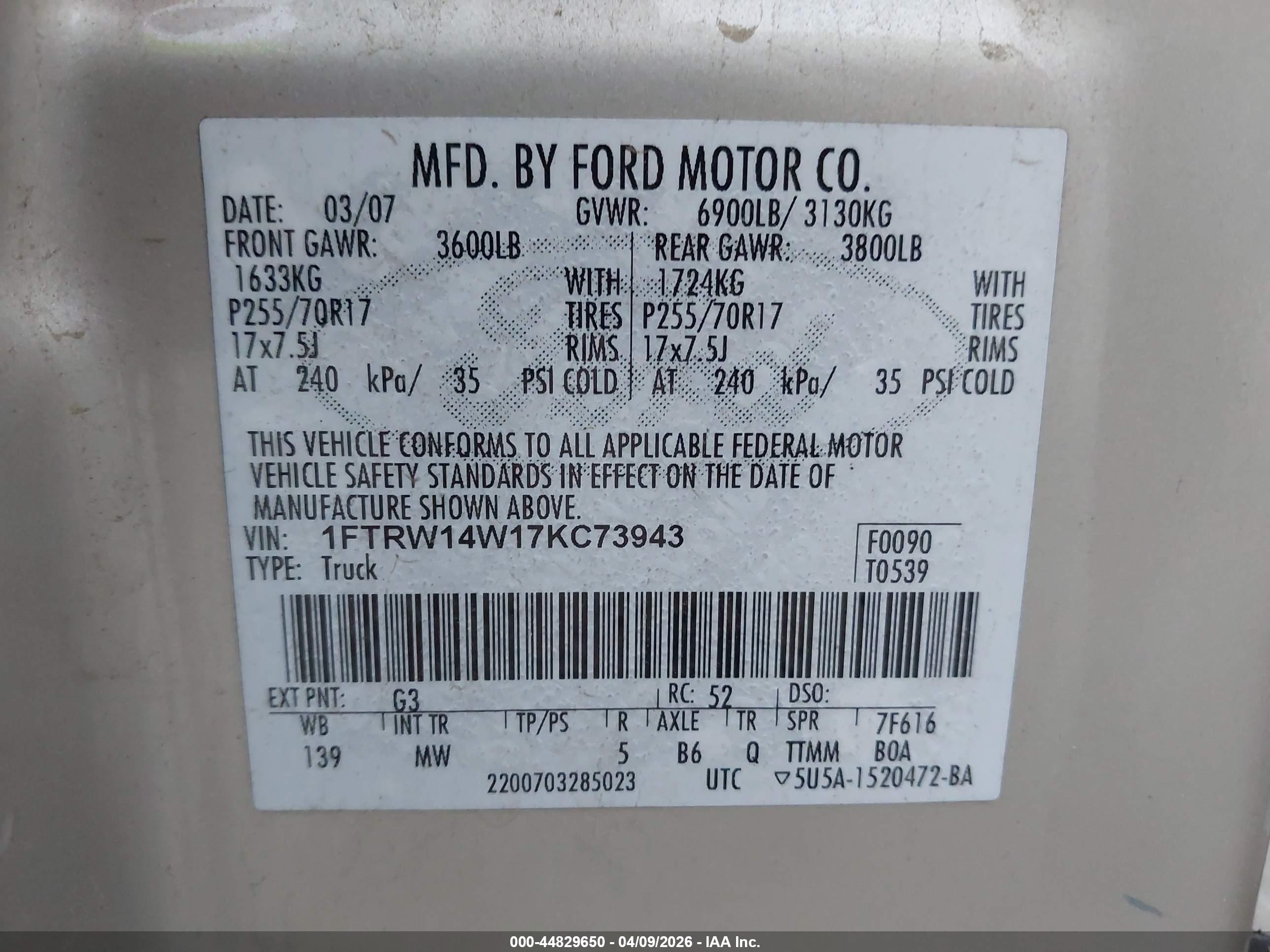 FORD F-150 image 9