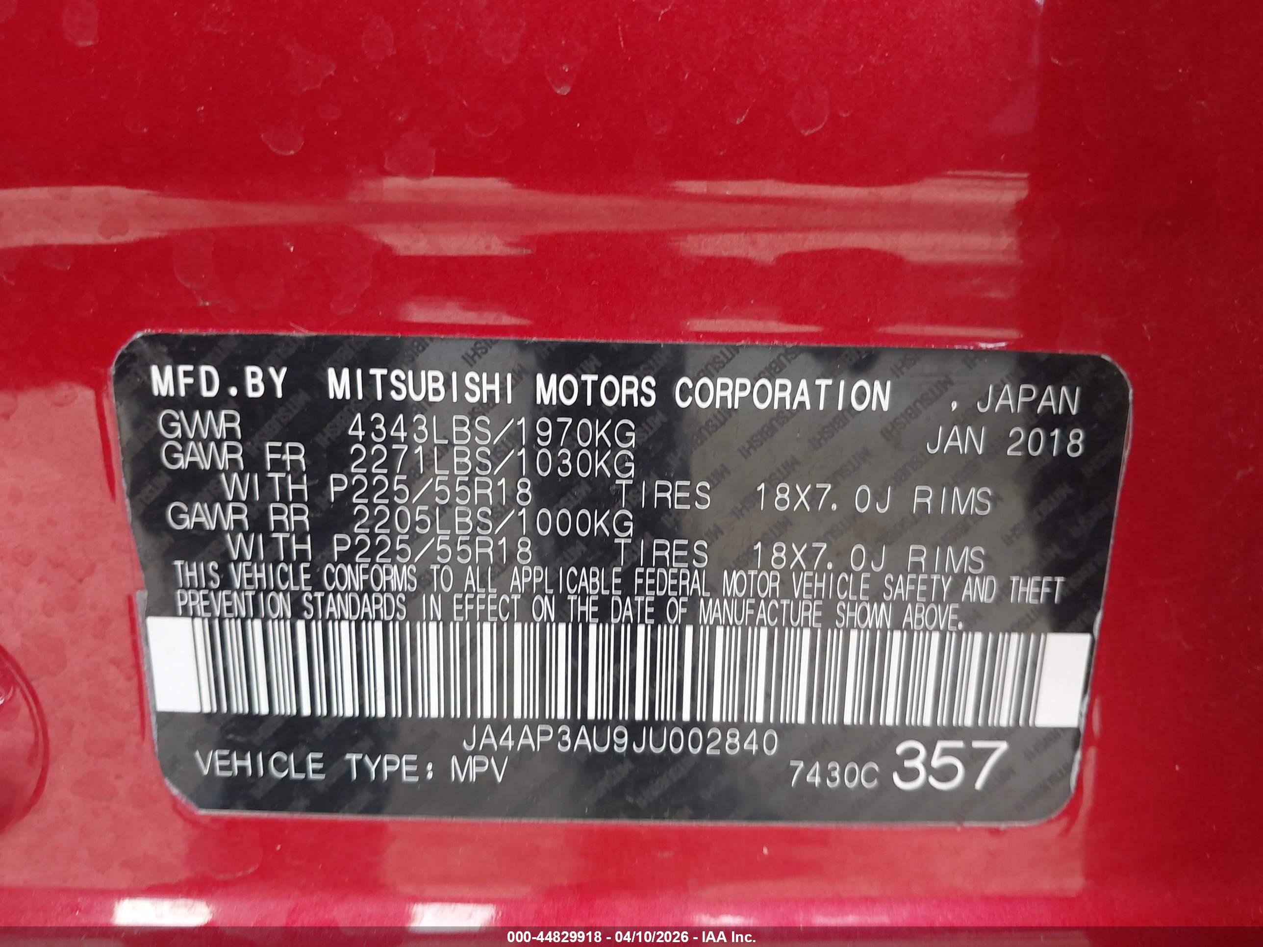 MITSUBISHI OUTLANDER image 9