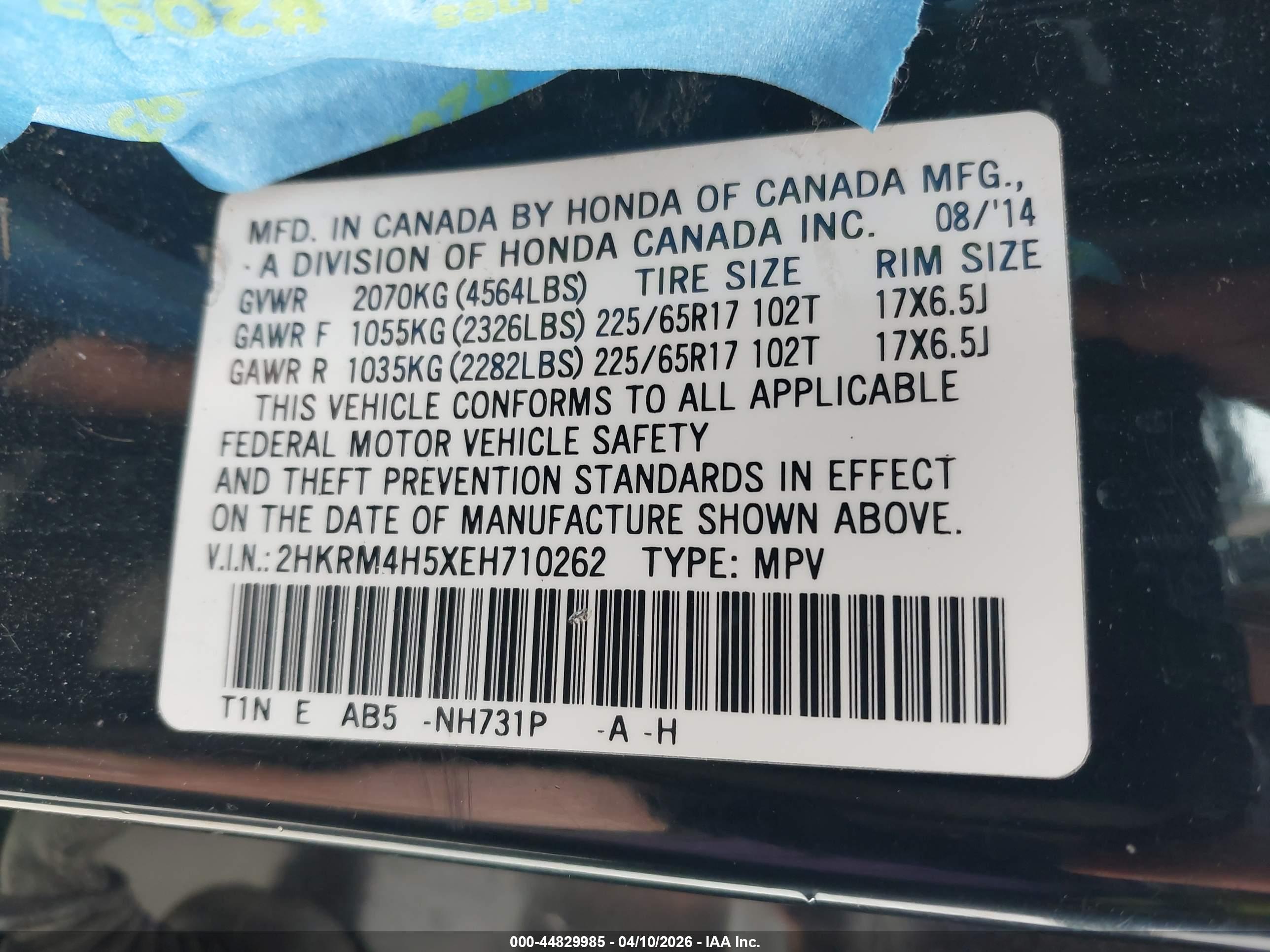 HONDA CR-V image 9