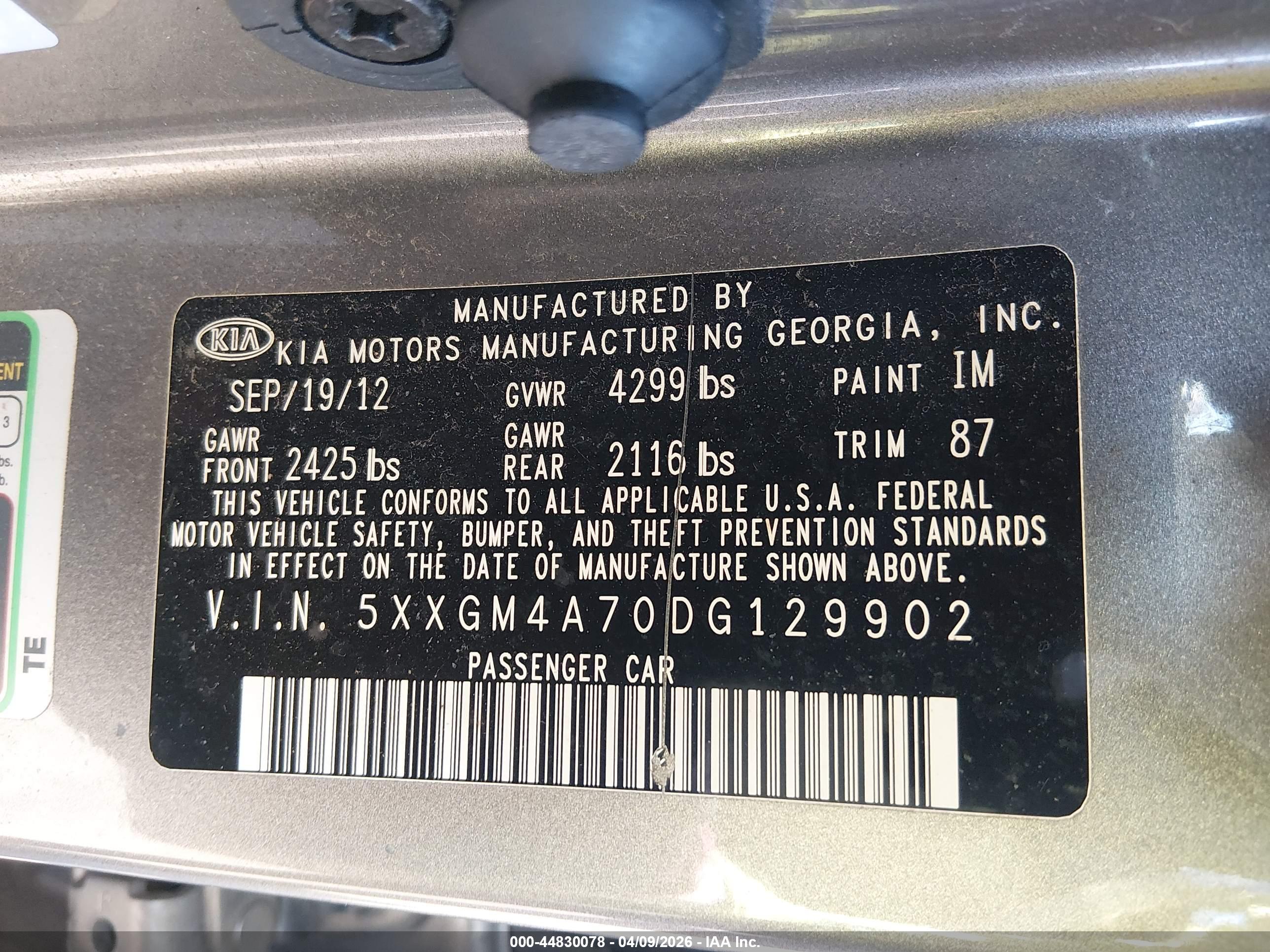 KIA OPTIMA image 9