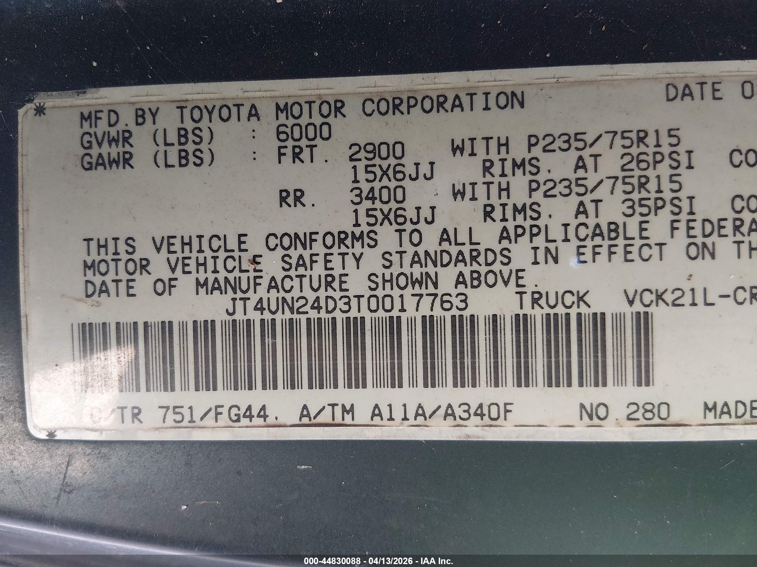TOYOTA T100 image 9