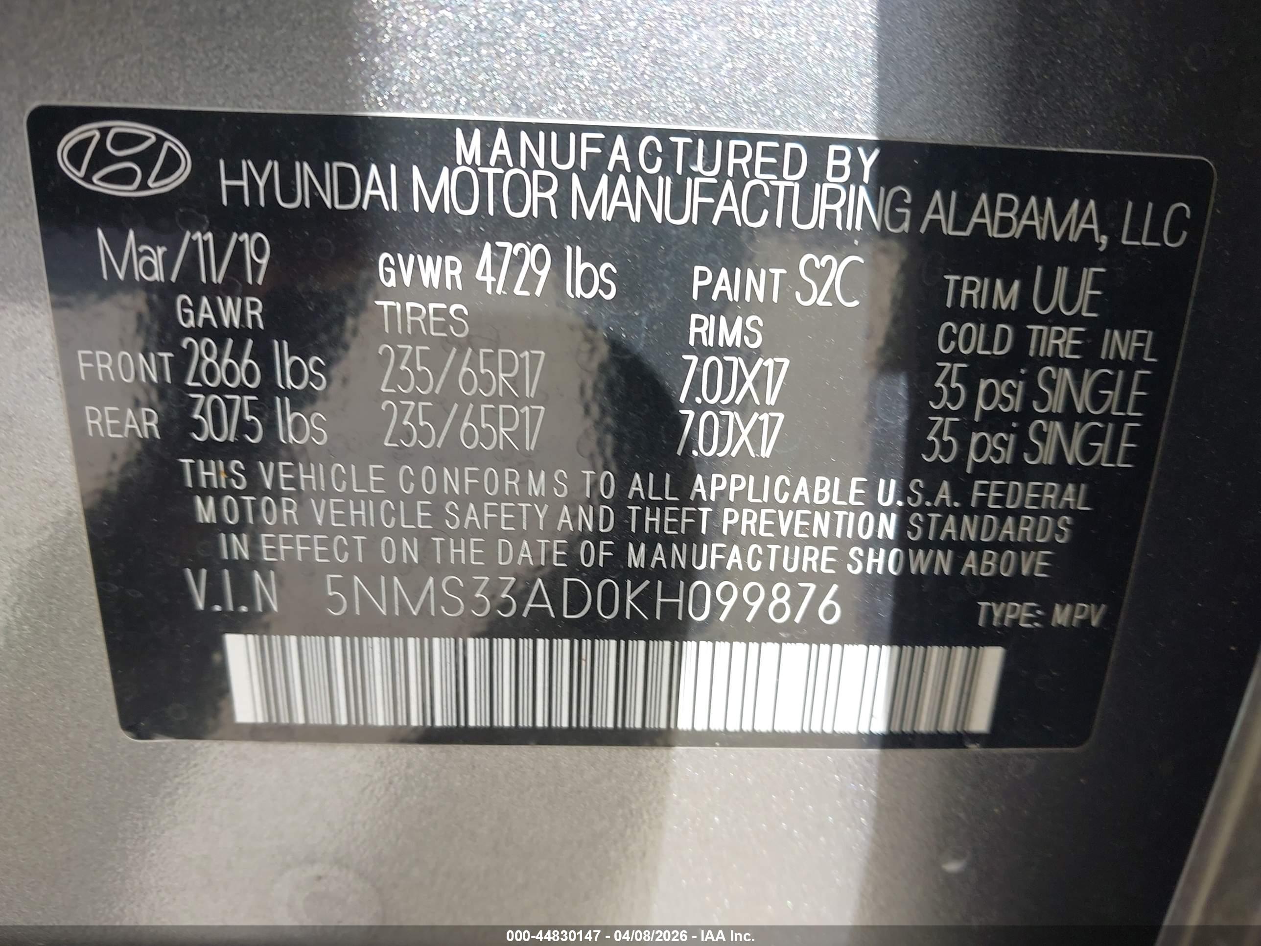 HYUNDAI SANTA image 9