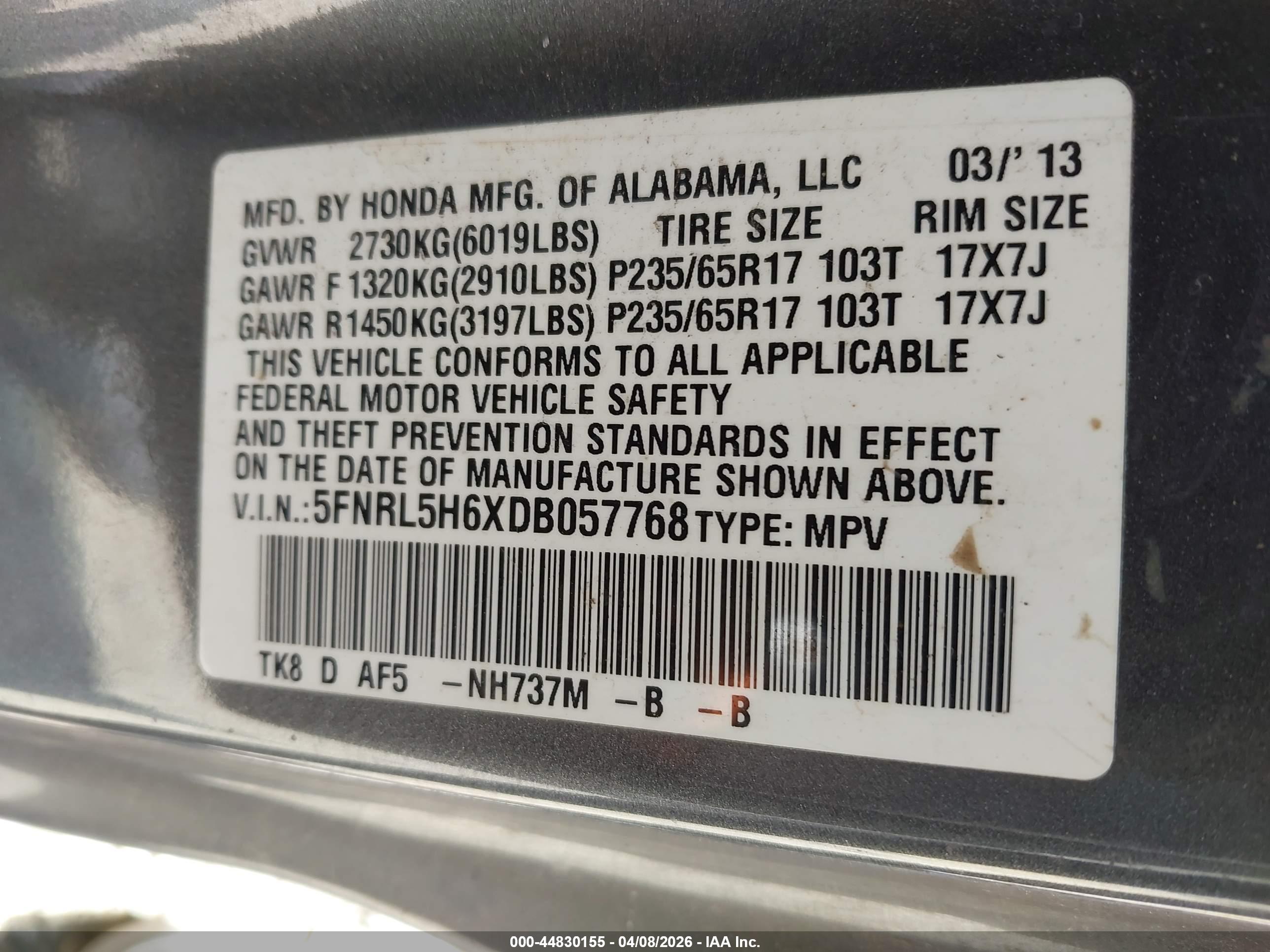 HONDA ODYSSEY image 9