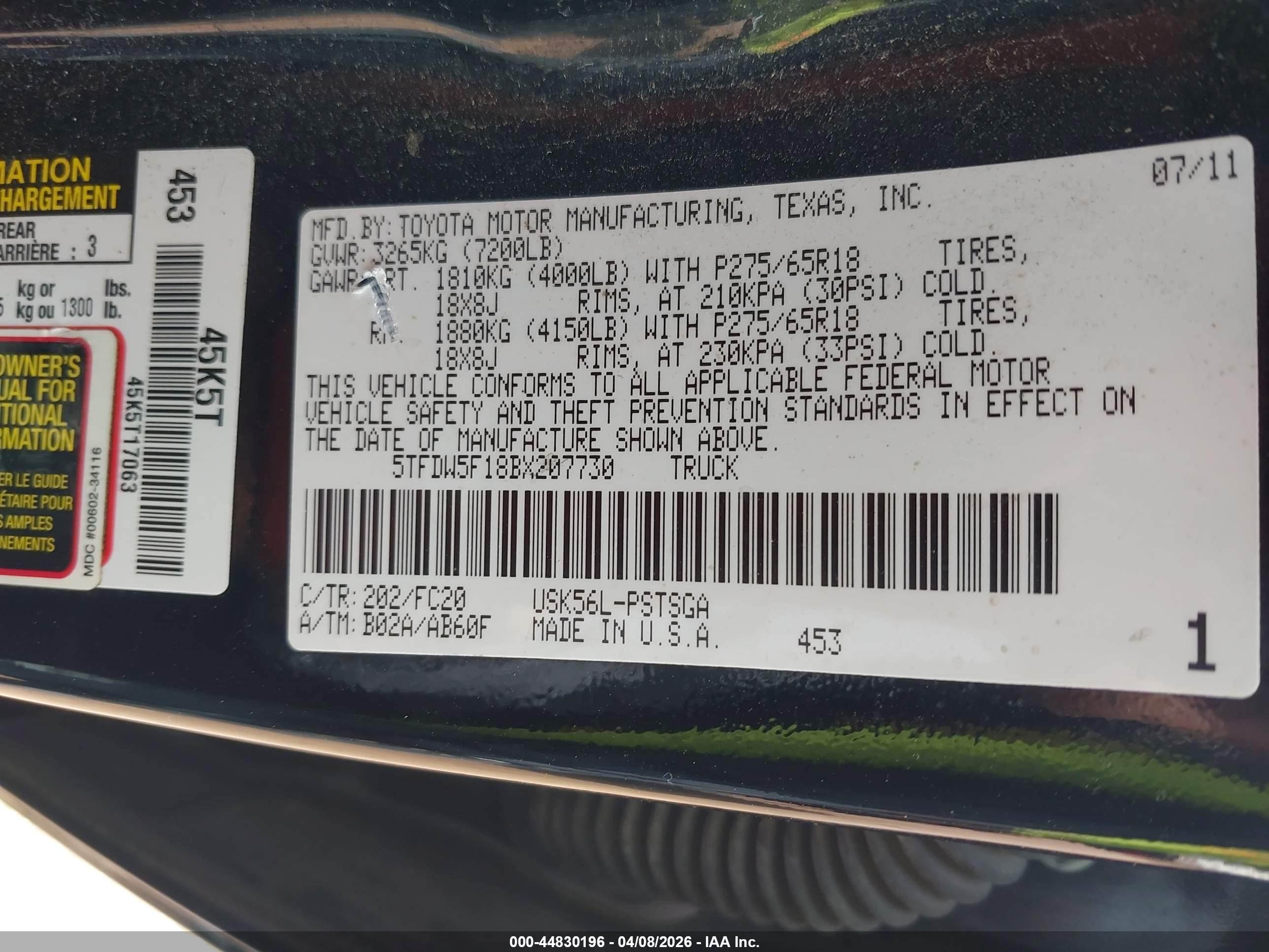 TOYOTA TUNDRA image 9