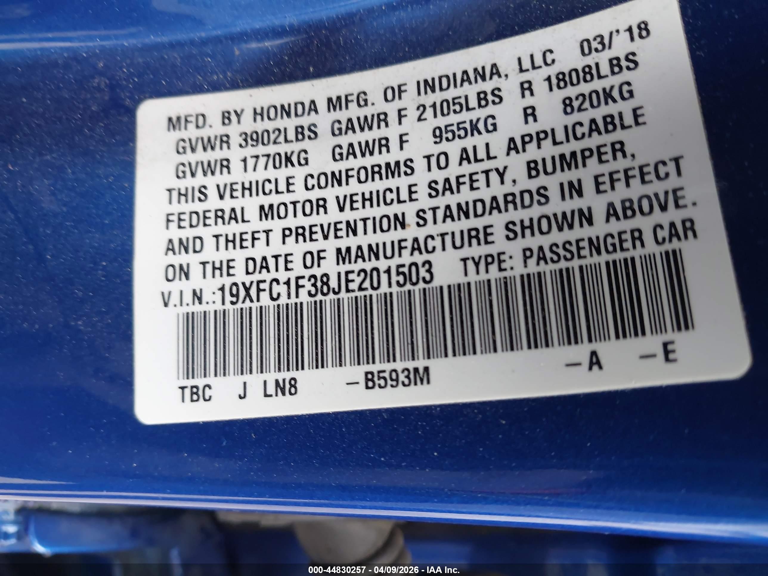 HONDA CIVIC image 9